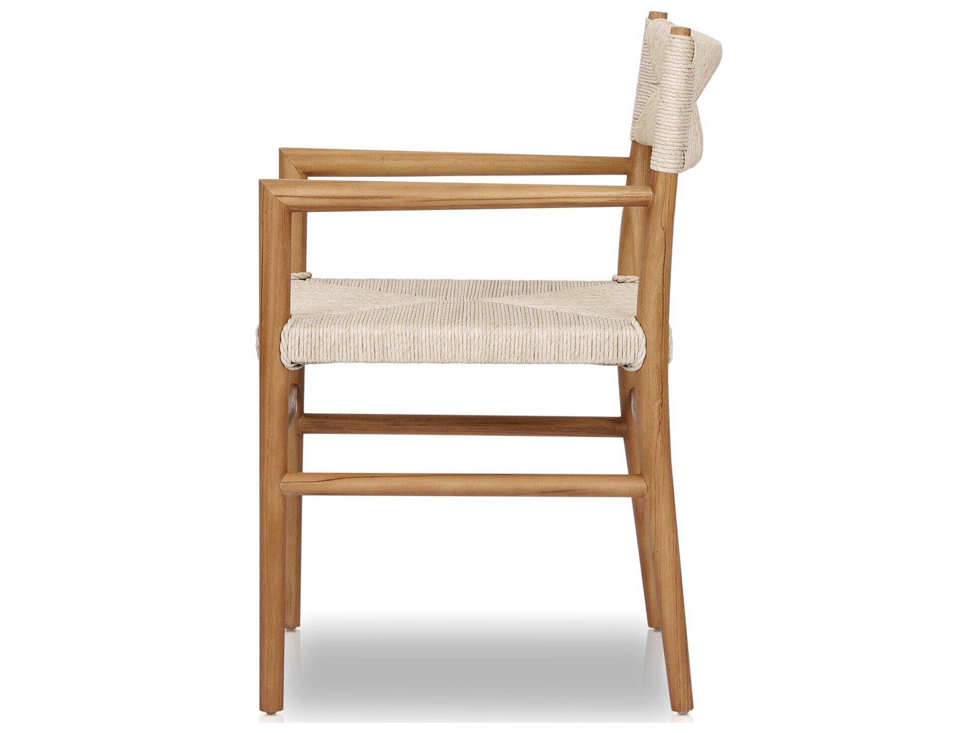 Four Hands Outdoor Grass Roots Lomas Arm Dining Chair