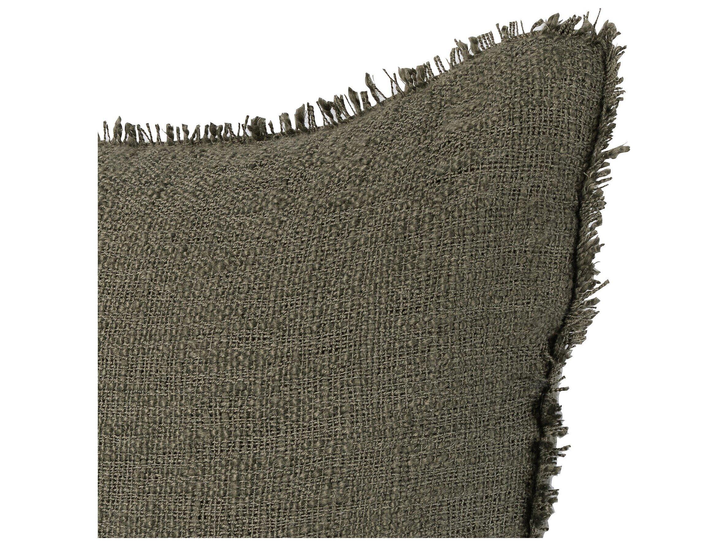 Four Hands Outdoor Willow Textured Olive Pillow