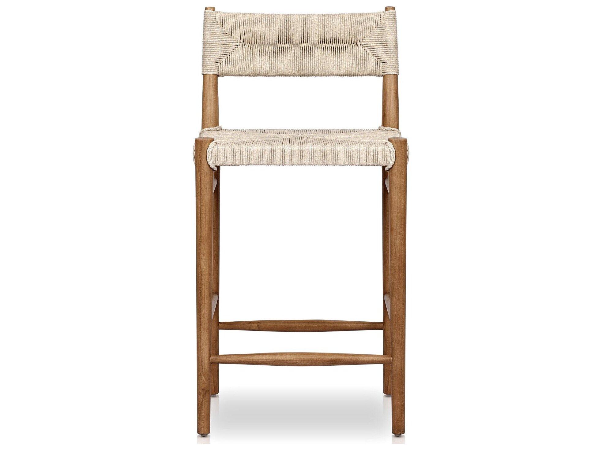 Four Hands Outdoor Grass Roots Lomas Counter Stool