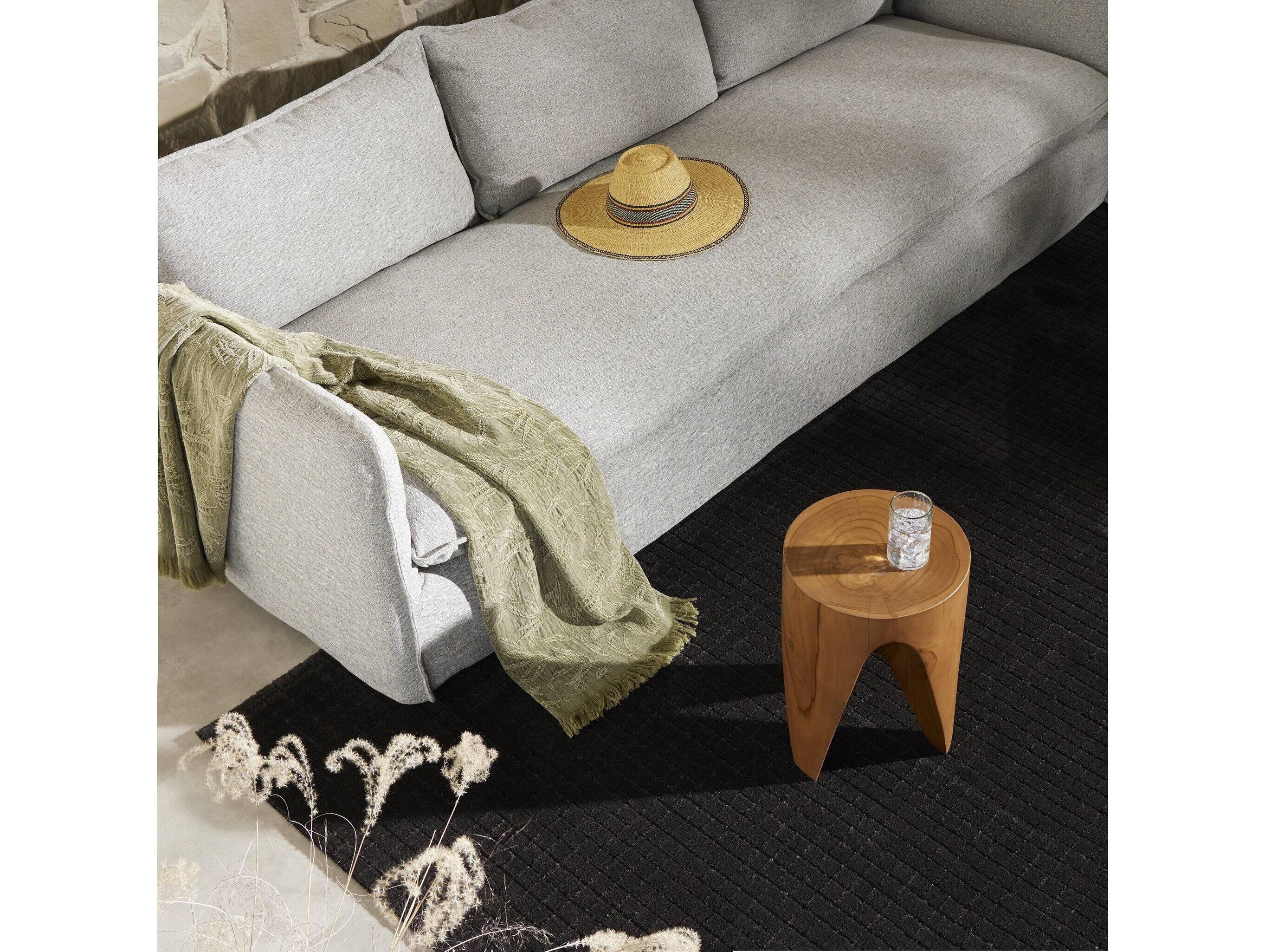 Four Hands Outdoor Nomad Gunter Charcoal Rug