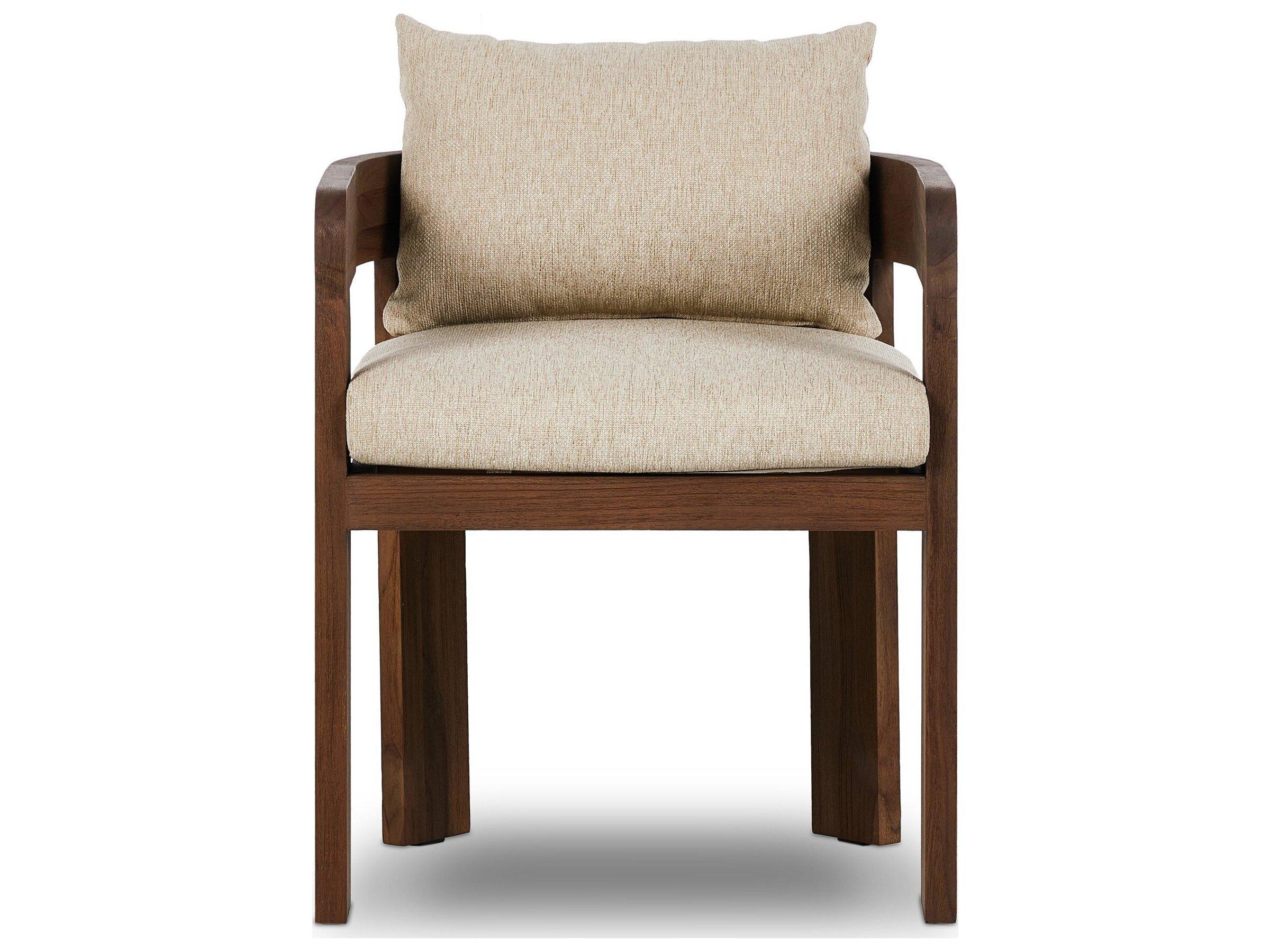 Four Hands Outdoor Pembrook Jackson Teak Cushion Dining Chair