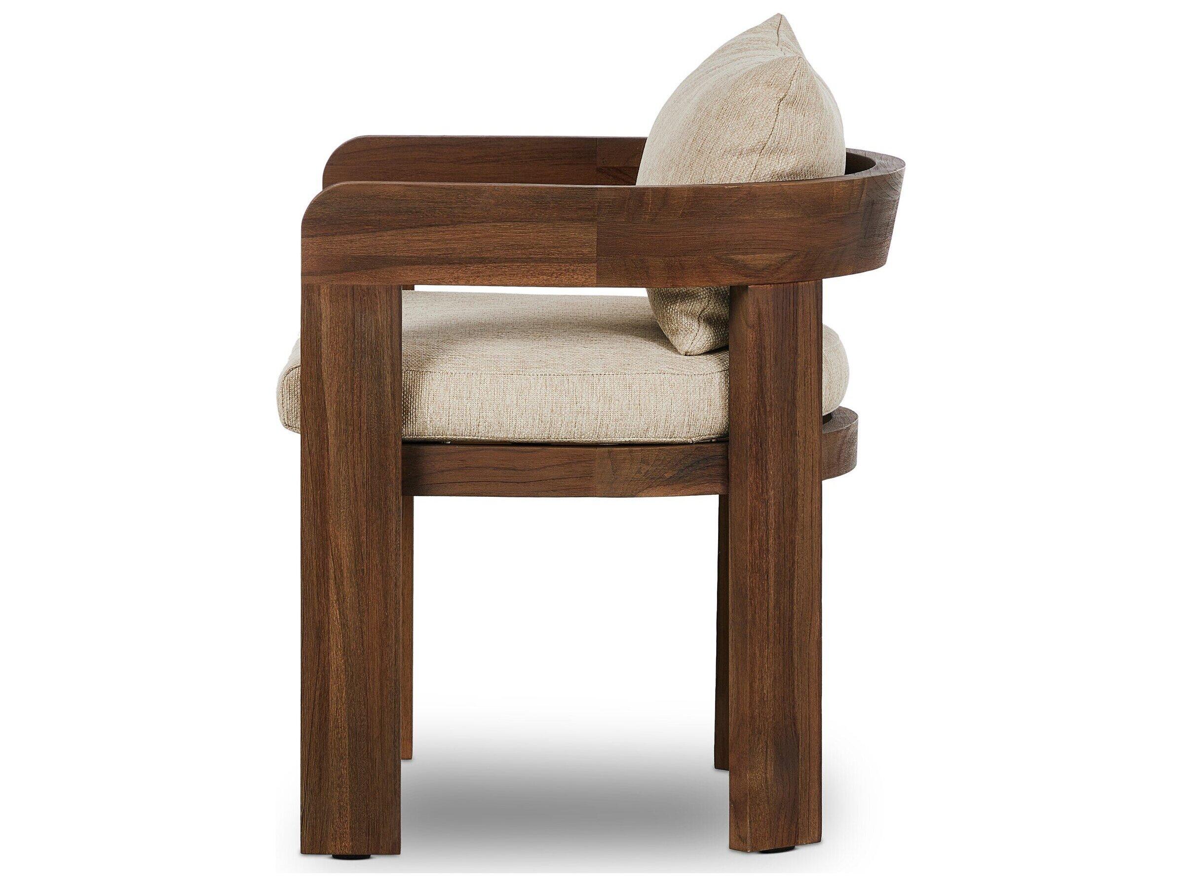 Four Hands Outdoor Pembrook Jackson Teak Cushion Dining Chair