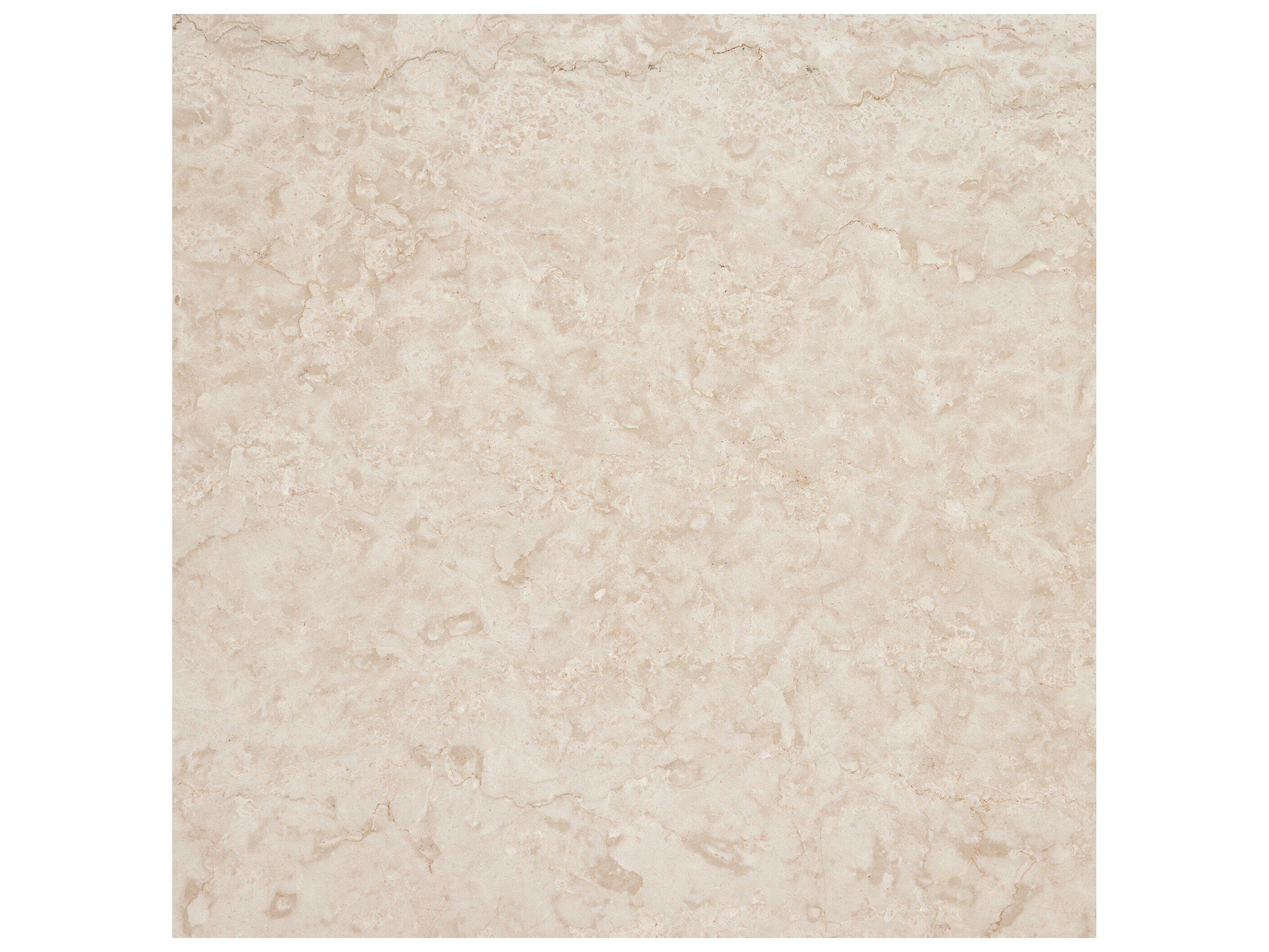 Four Hands Outdoor Rockwell Oakland Cream Marble 65" x 35" Rectangular Coffee Table