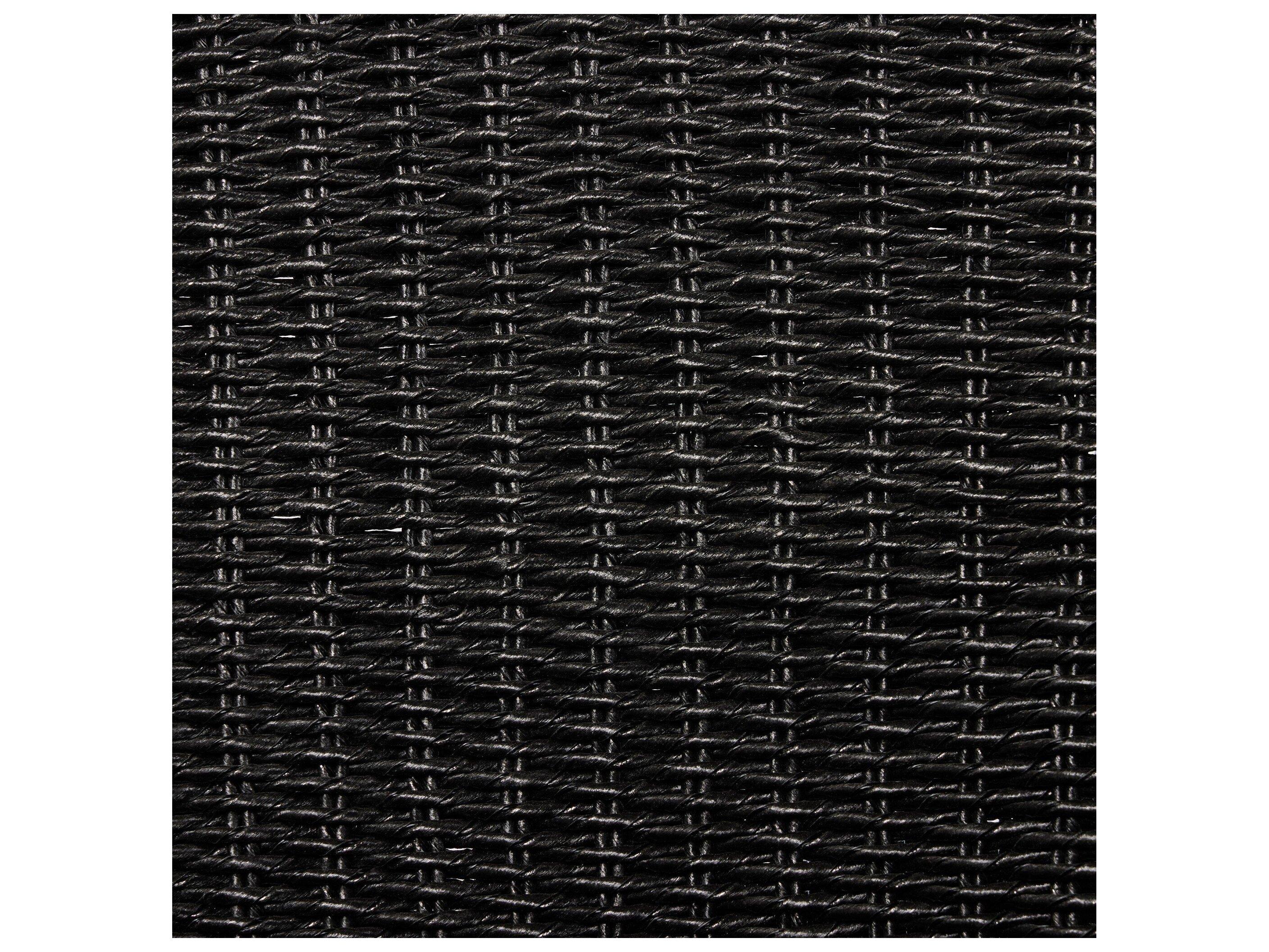 Four Hands Outdoor Grass Roots Suerte Iron Wicker Cushion Bar Stool in Arashi Ink