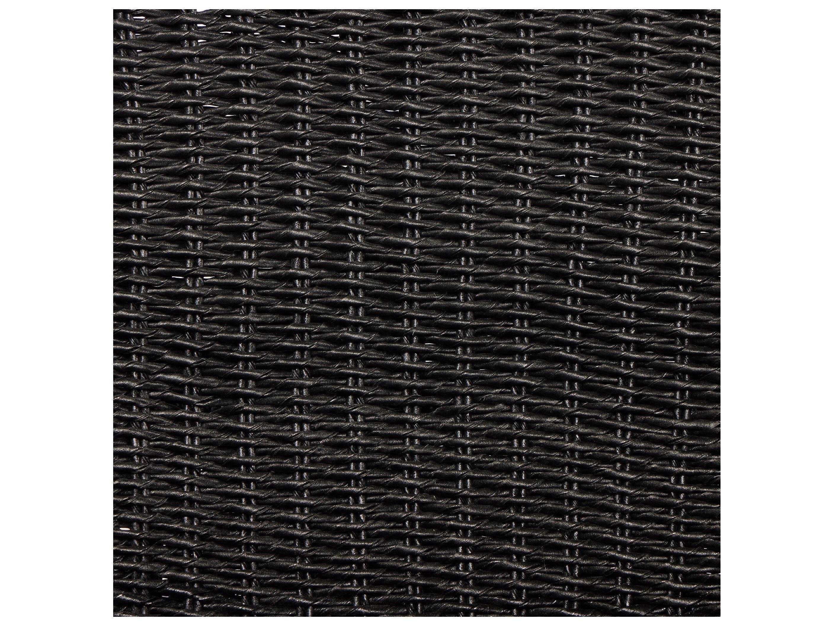 Four Hands Outdoor Grass Roots Suerte Iron Wicker Cushion Counter Stool in Arashi Ink