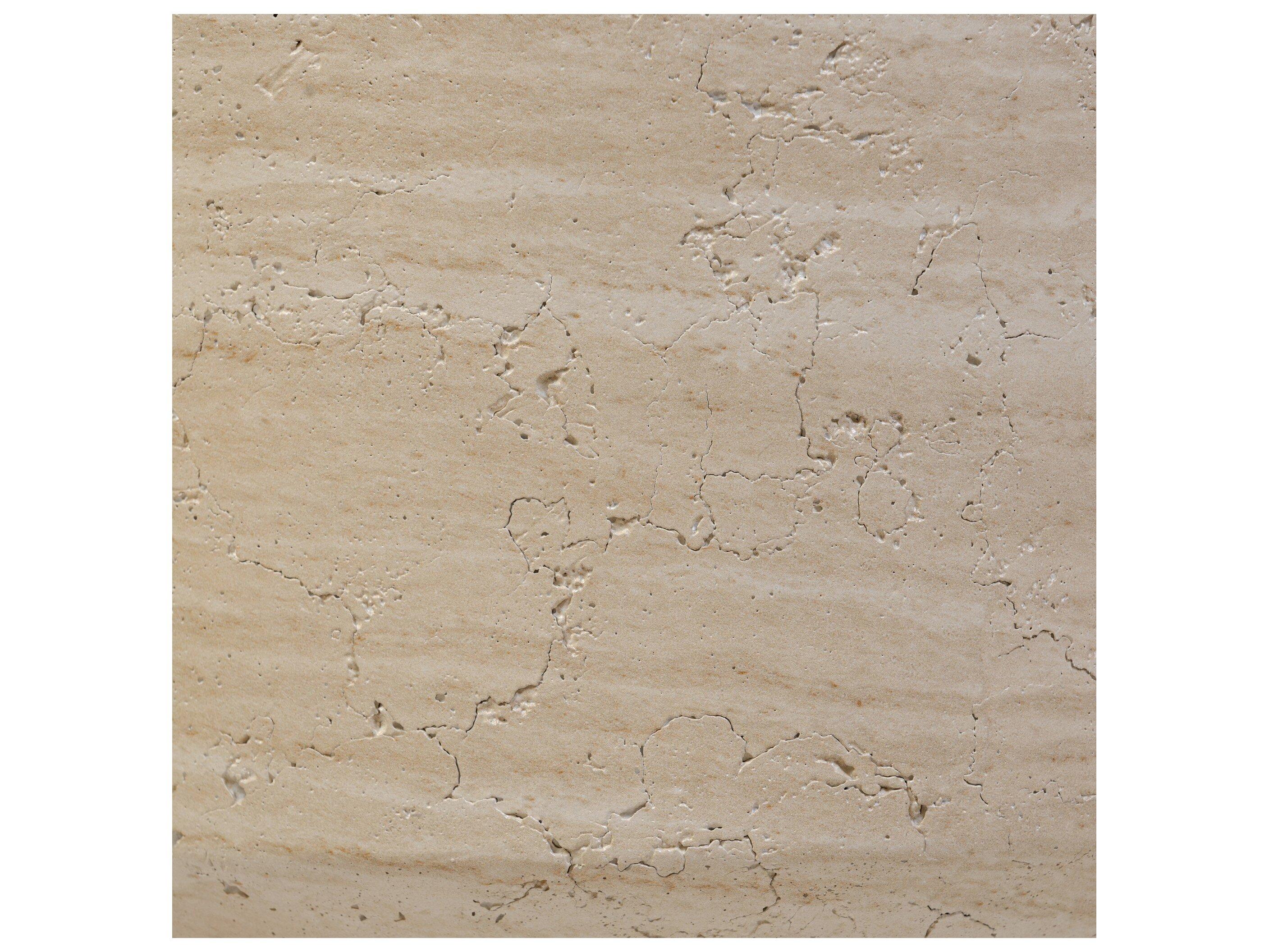 Four Hands Outdoor Chandler Sand Striae  Concrete Round End Table