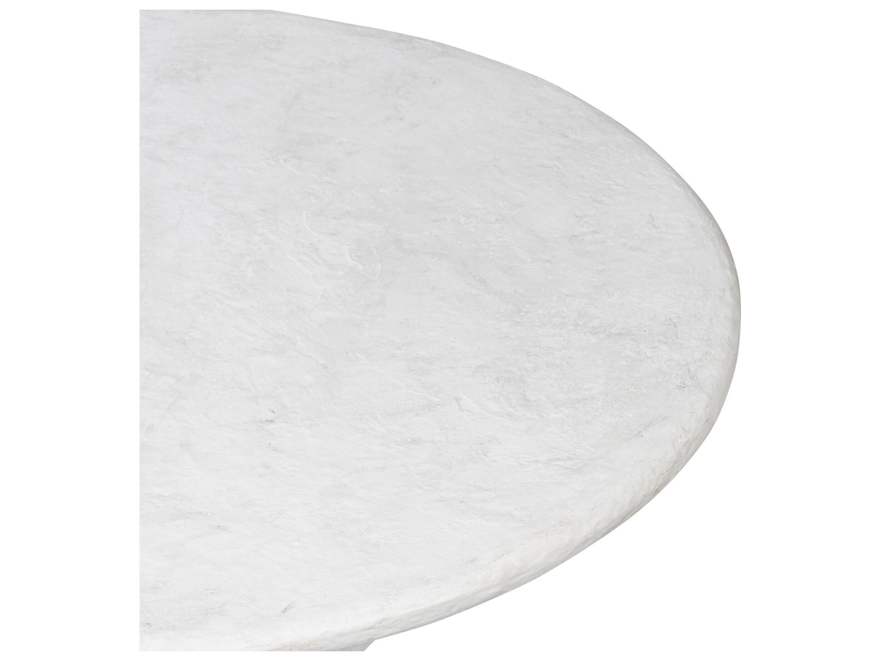 Four Hands Outdoor Chandler Textured Lunar Concrete Round Coffee Table