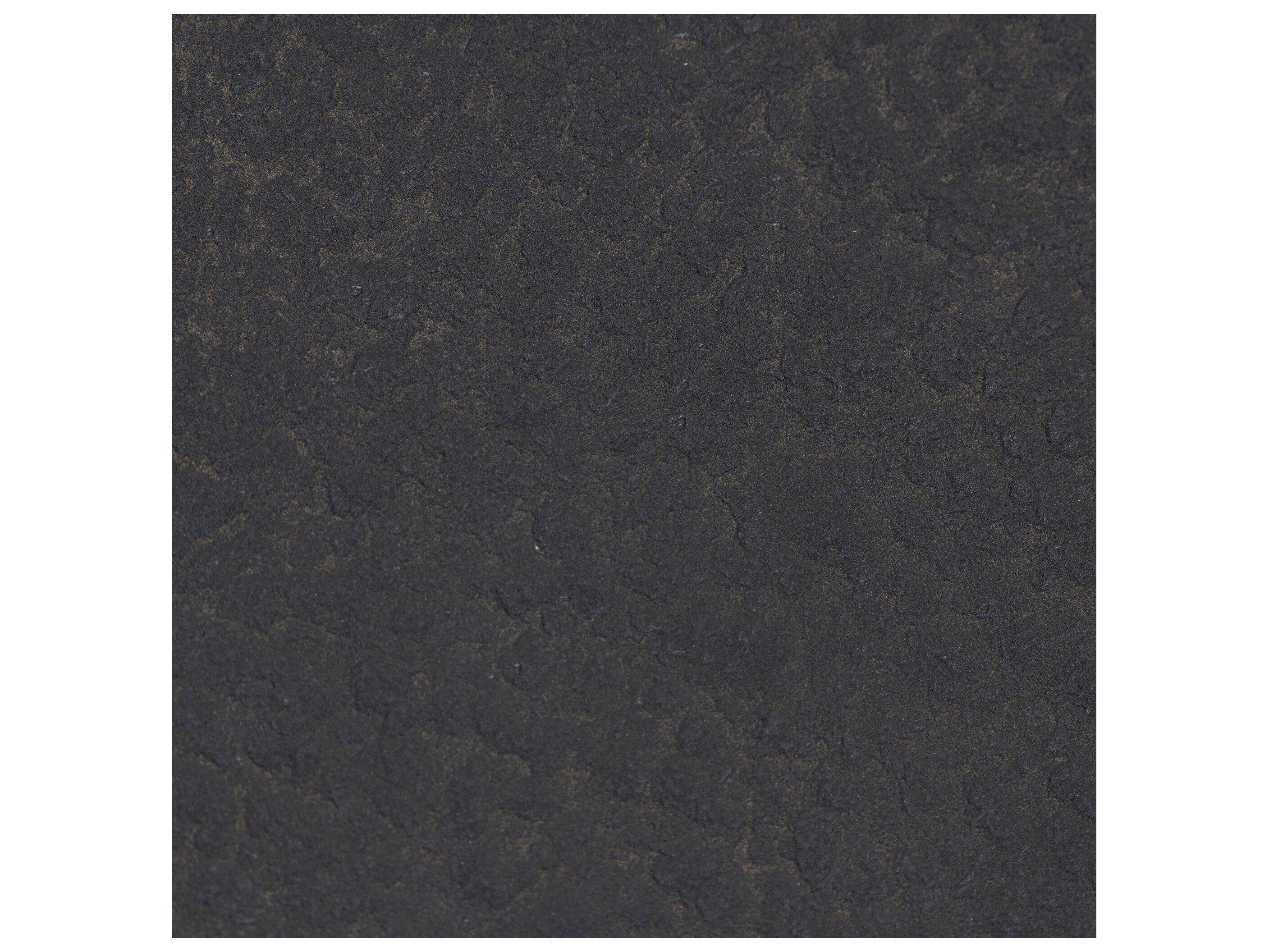 Four Hands Outdoor Chandler Distressed Graphite Concrete Round End Table