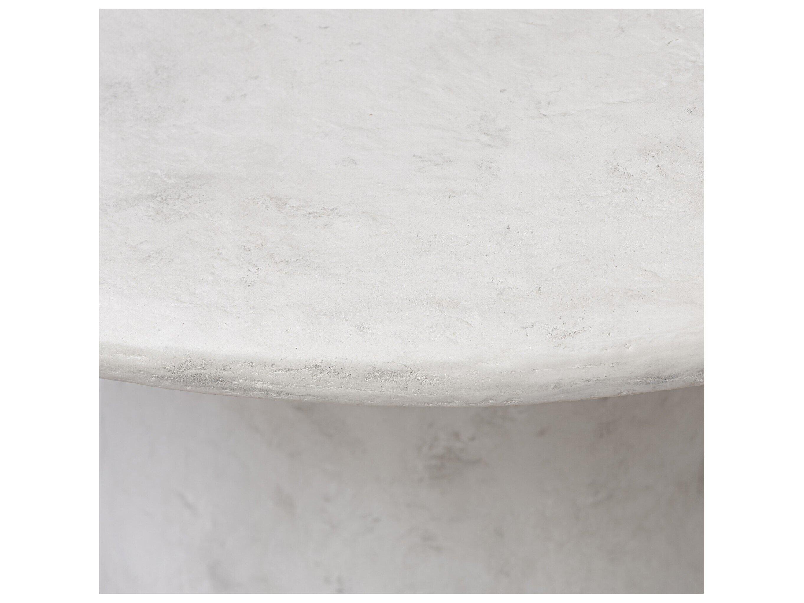Four Hands Outdoor Chandler Textured Lunar Concrete Round Dining Table