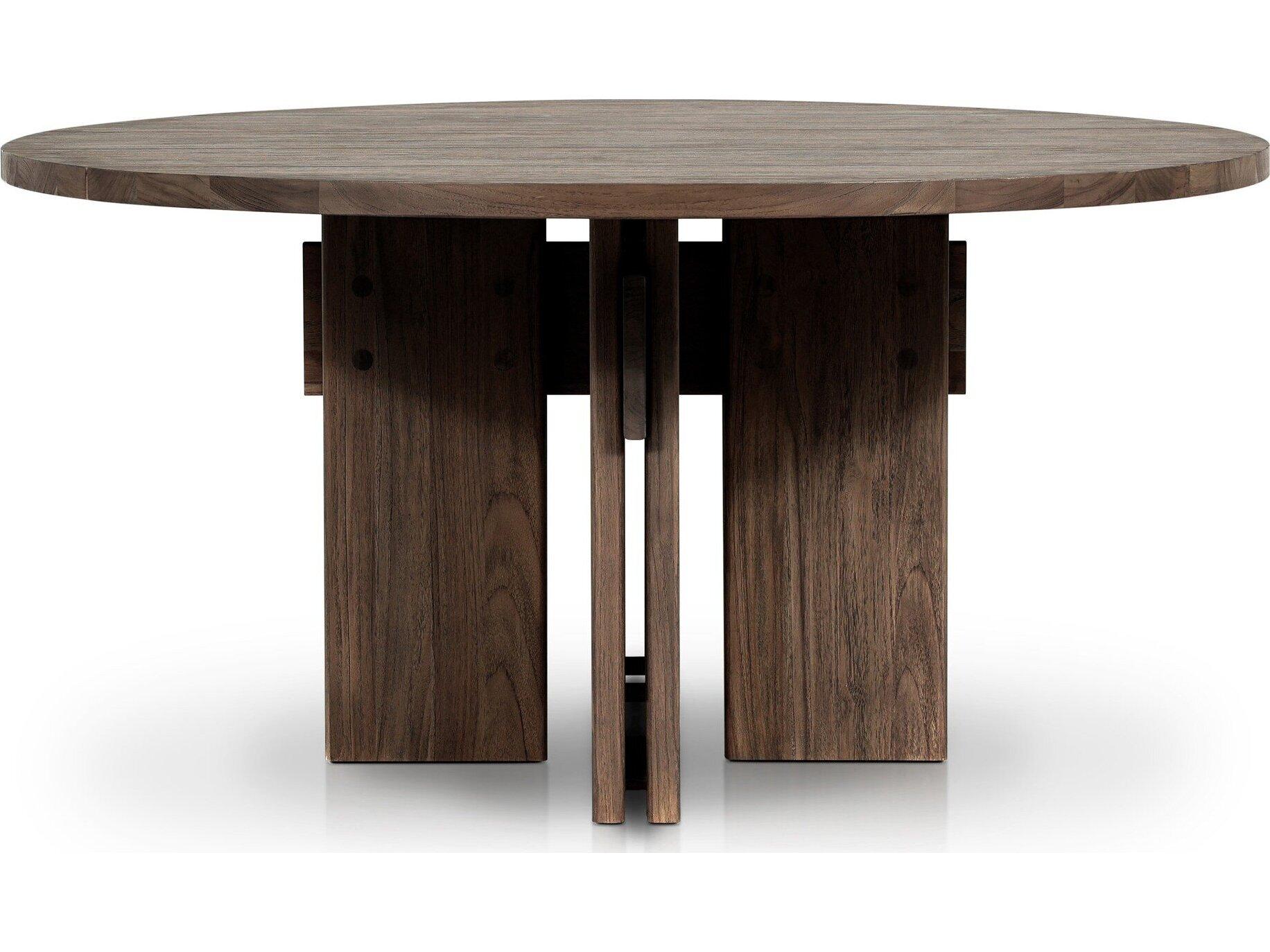 Four Hands Outdoor Duvall Railay Teak 60" Round Dining Table