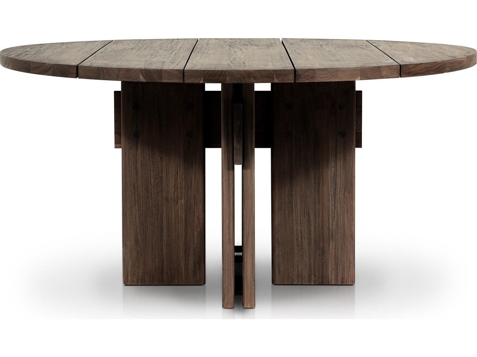 Four Hands Outdoor Duvall Railay Teak 60" Round Dining Table