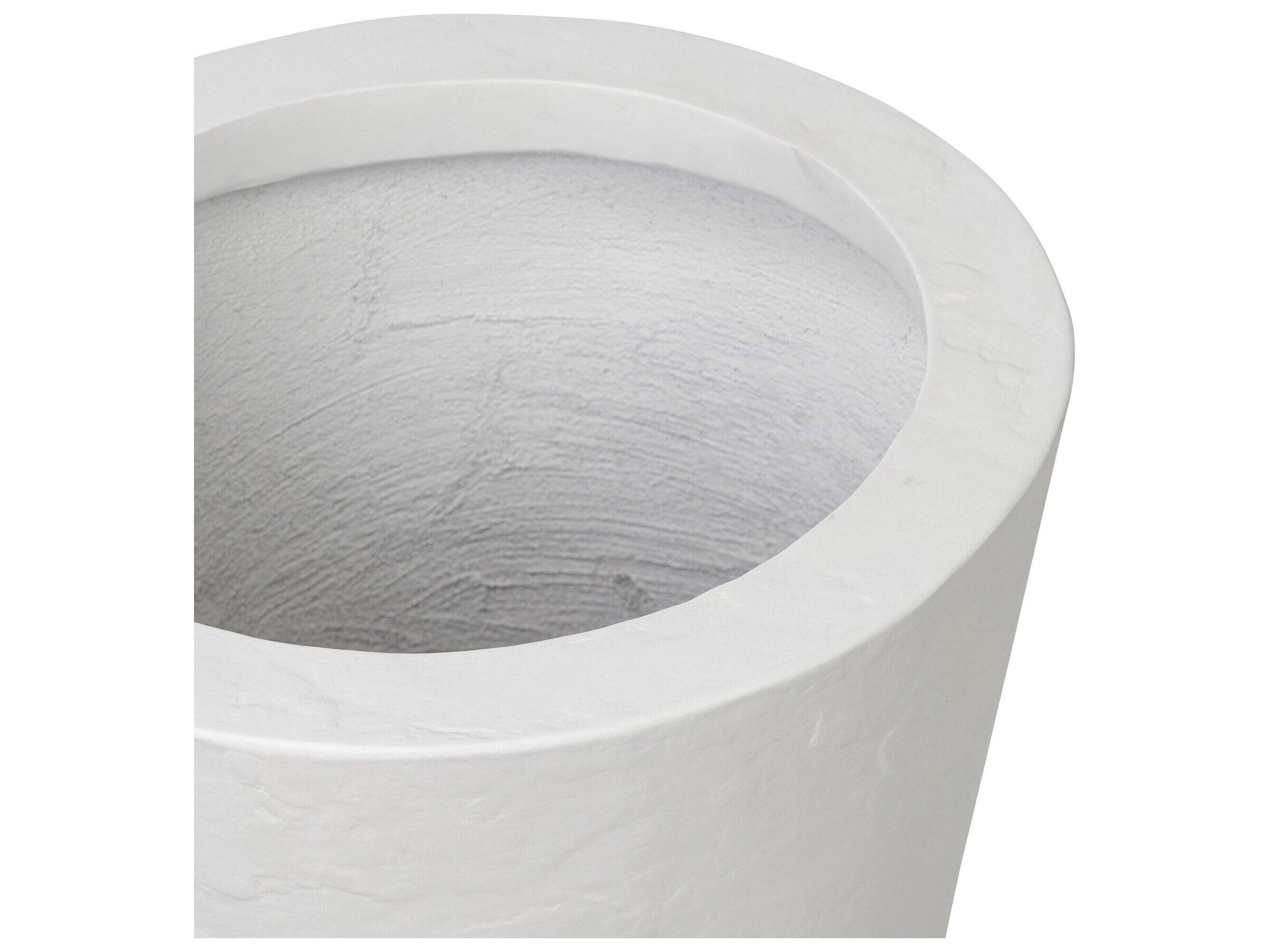 Four Hands Outdoor Thayer White Concrete Planter