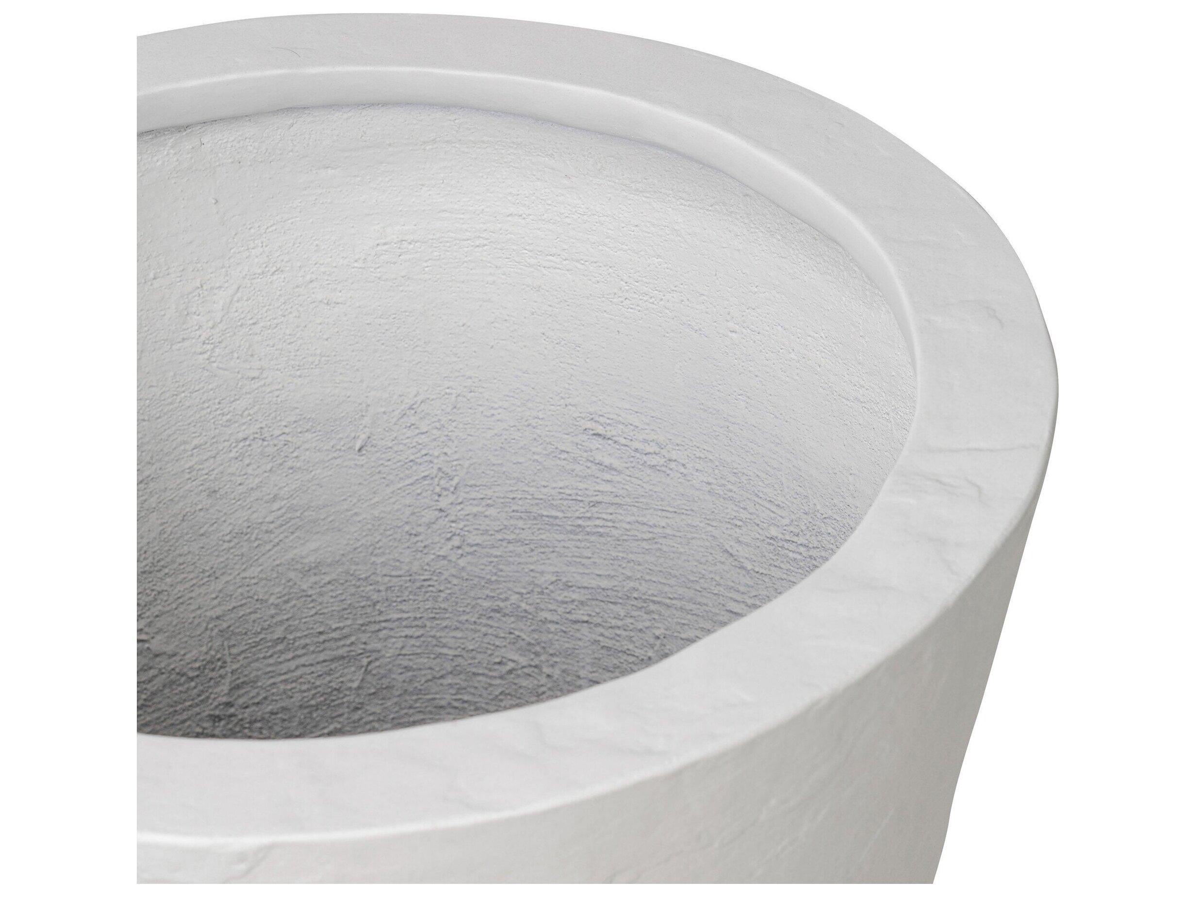 Four Hands Outdoor Thayer White Concrete Planter