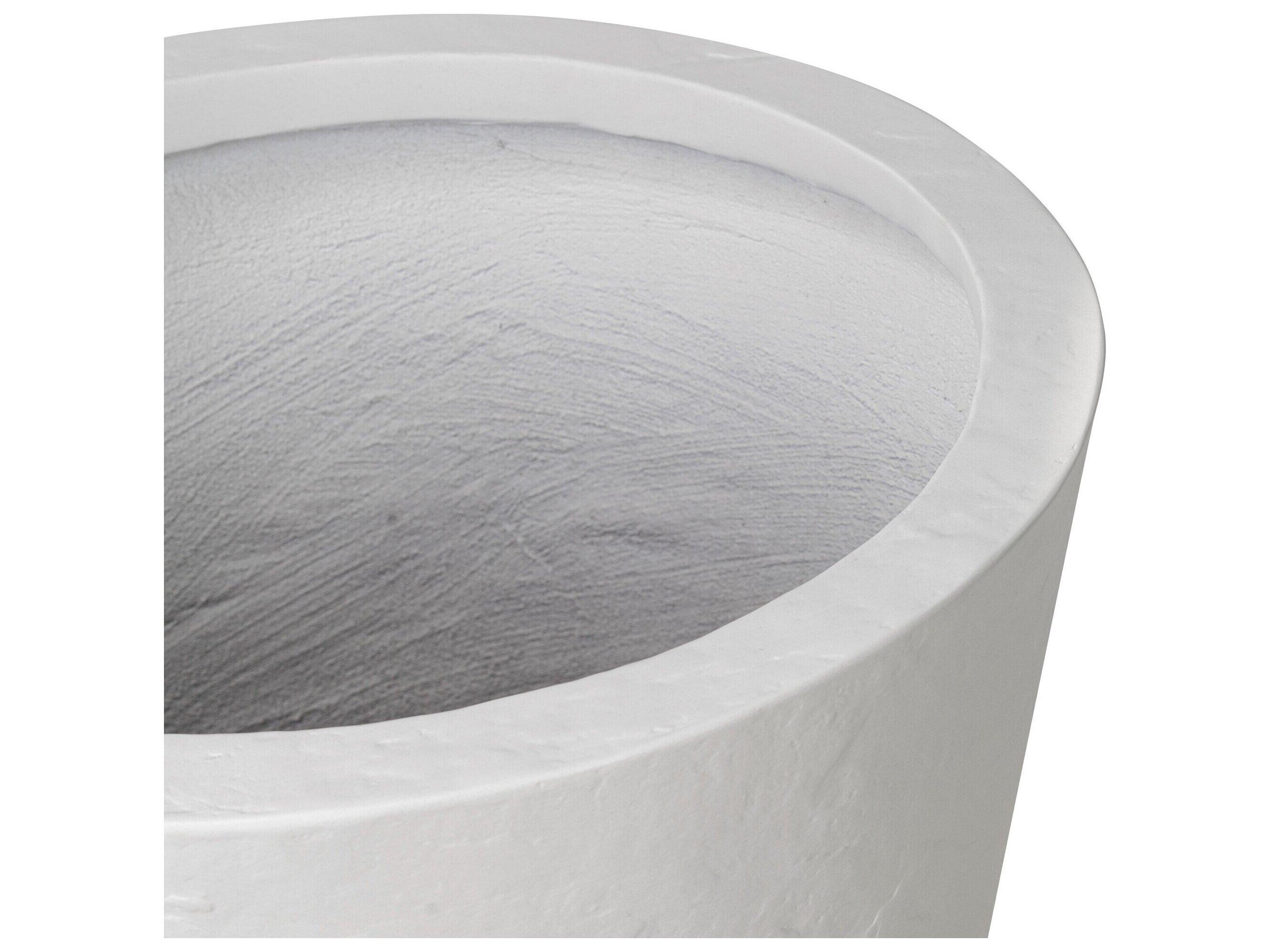 Four Hands Outdoor Thayer White Concrete Planter