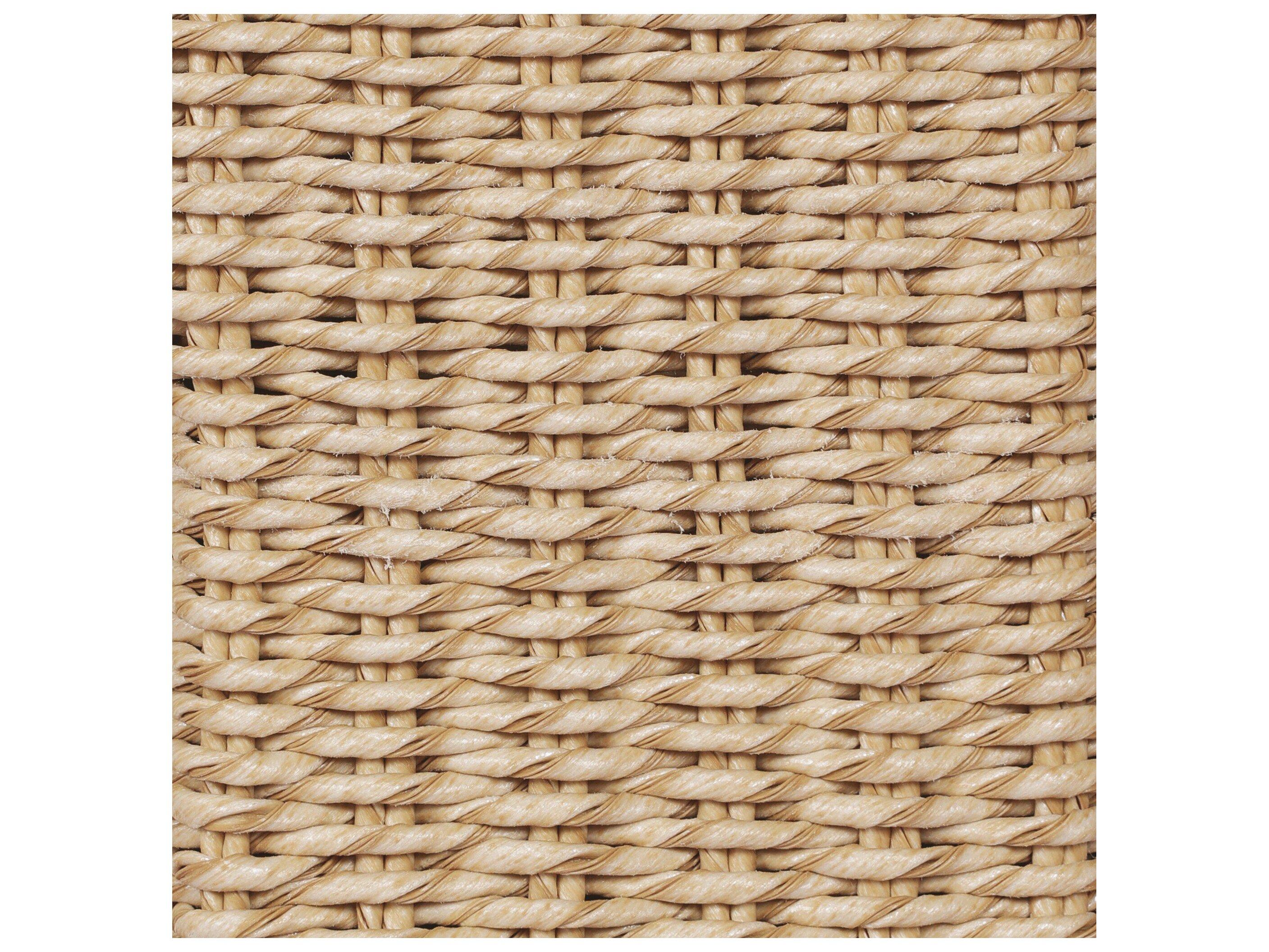 Four Hands Outdoor Garwood Amur Ellor Beige Faux Hyacinth Polypropylene Cushion Dining Chair