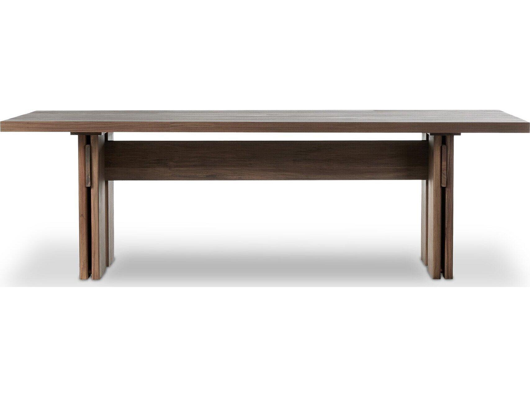 Four Hands Outdoor Duvall Railay Teak 96" x 42" Rectangular Dining Table