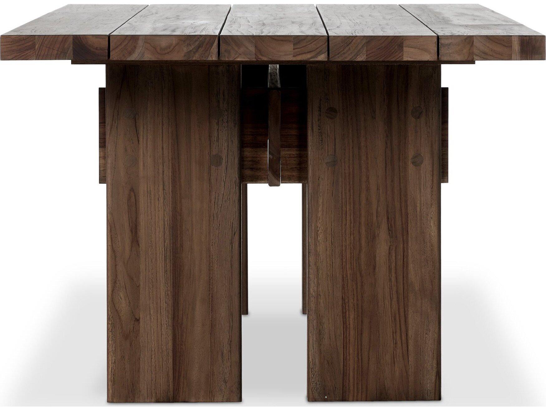 Four Hands Outdoor Duvall Railay Teak 96" x 42" Rectangular Dining Table