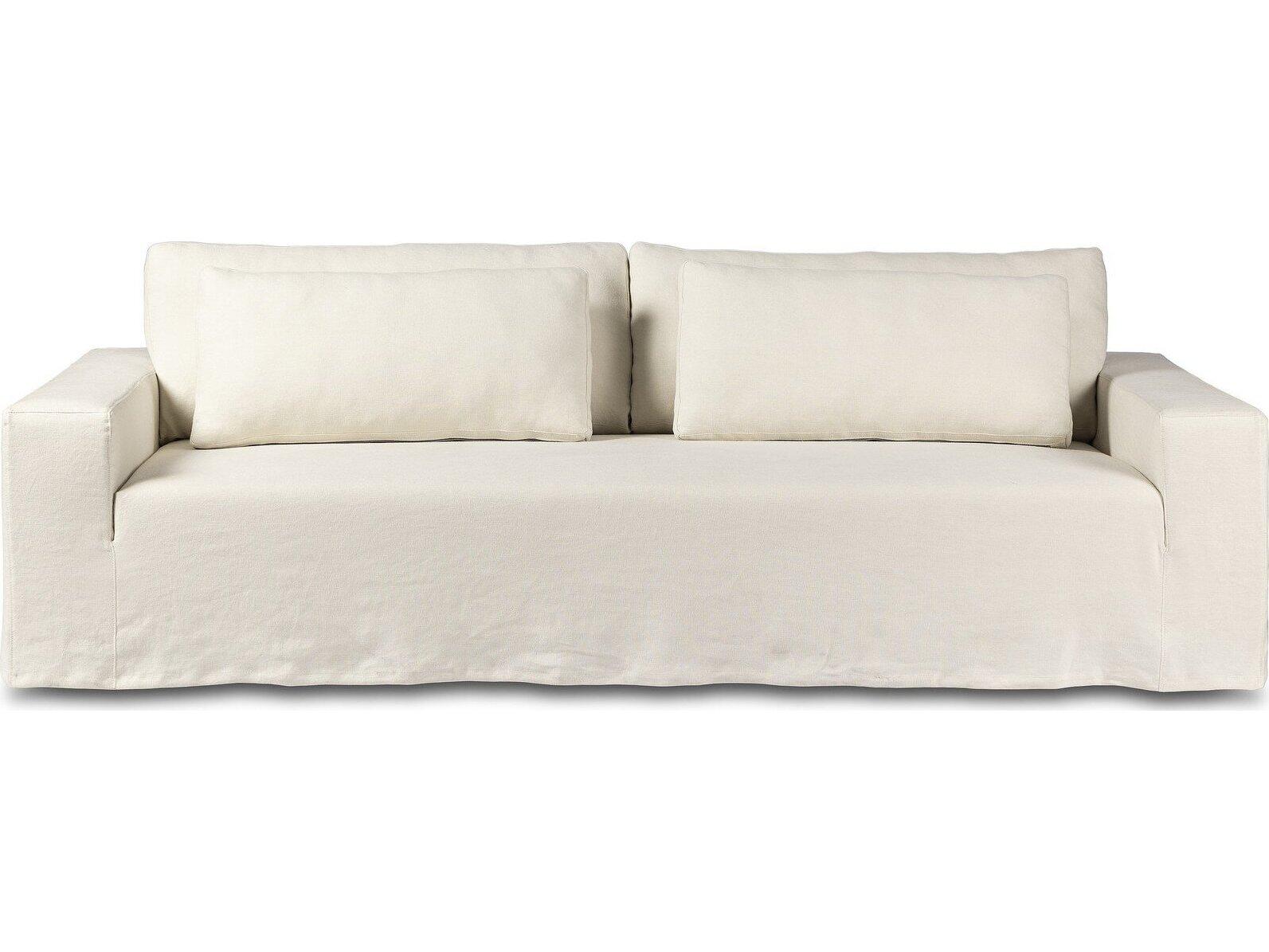Four Hands Outdoor Westgate Ostend Hemp Bombay Flax Slipcover Sofa