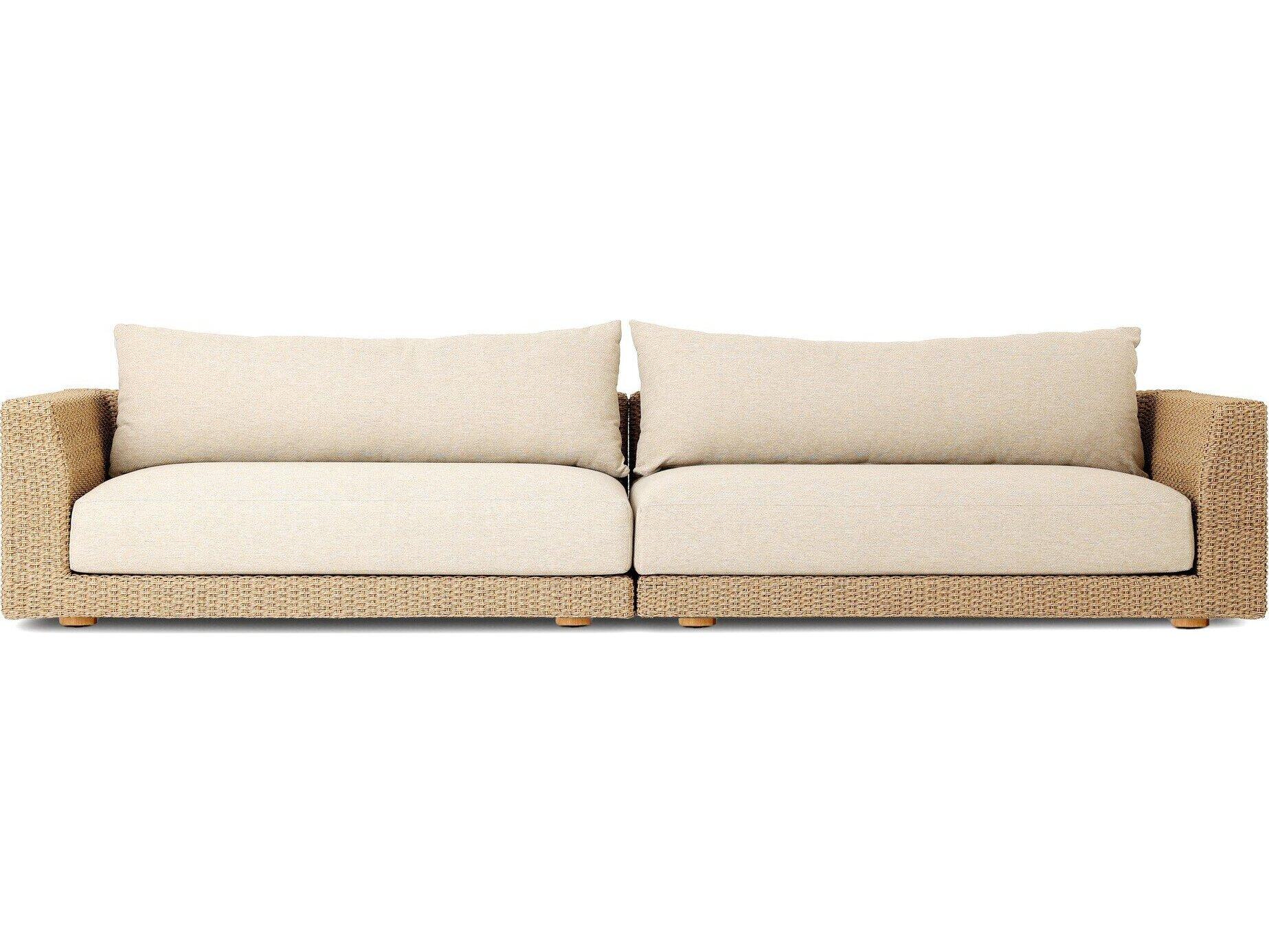 Four Hands Outdoor Solano Casa Cream Cushion Sofa
