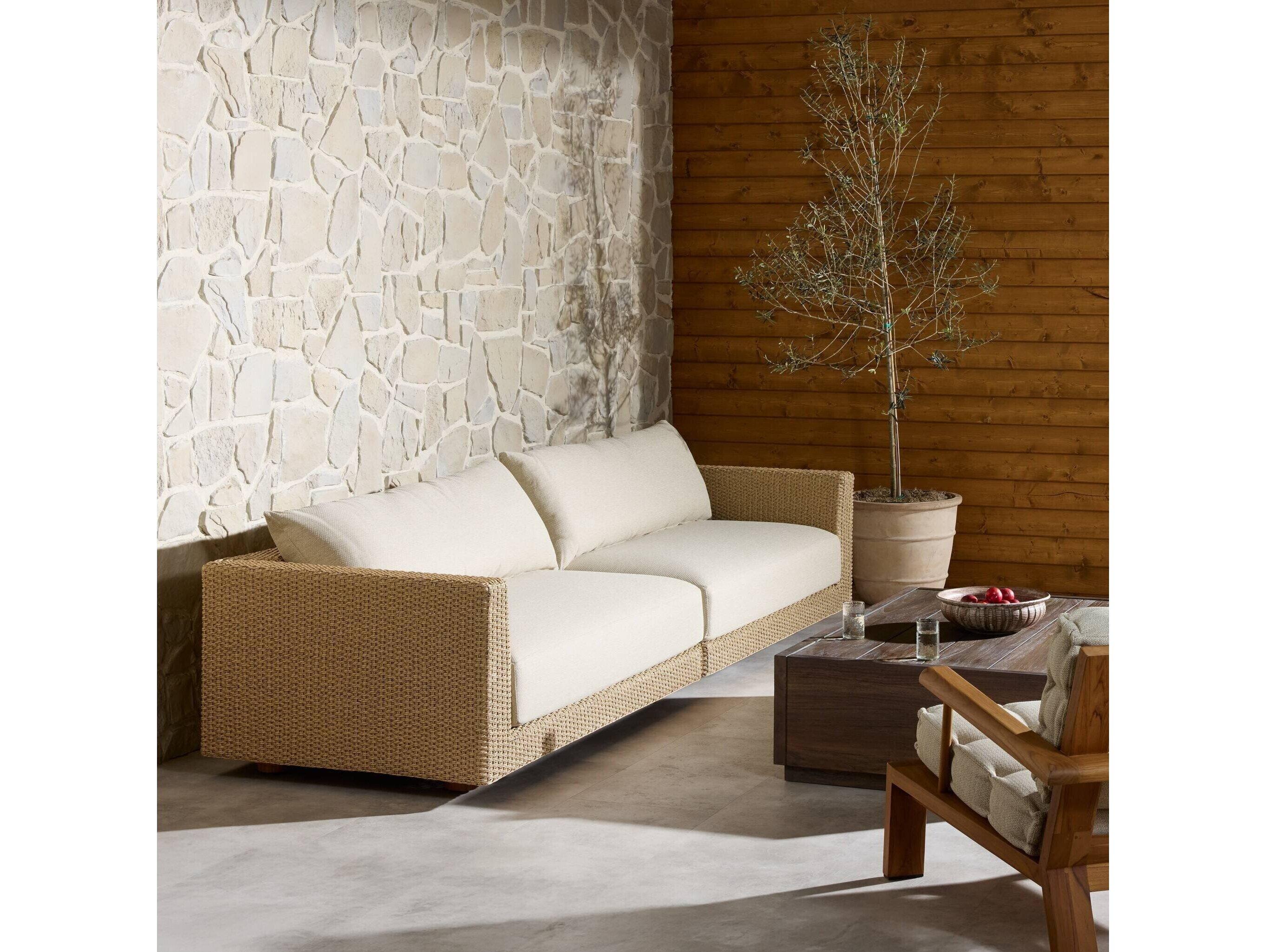 Four Hands Outdoor Solano Casa Cream Cushion Sofa