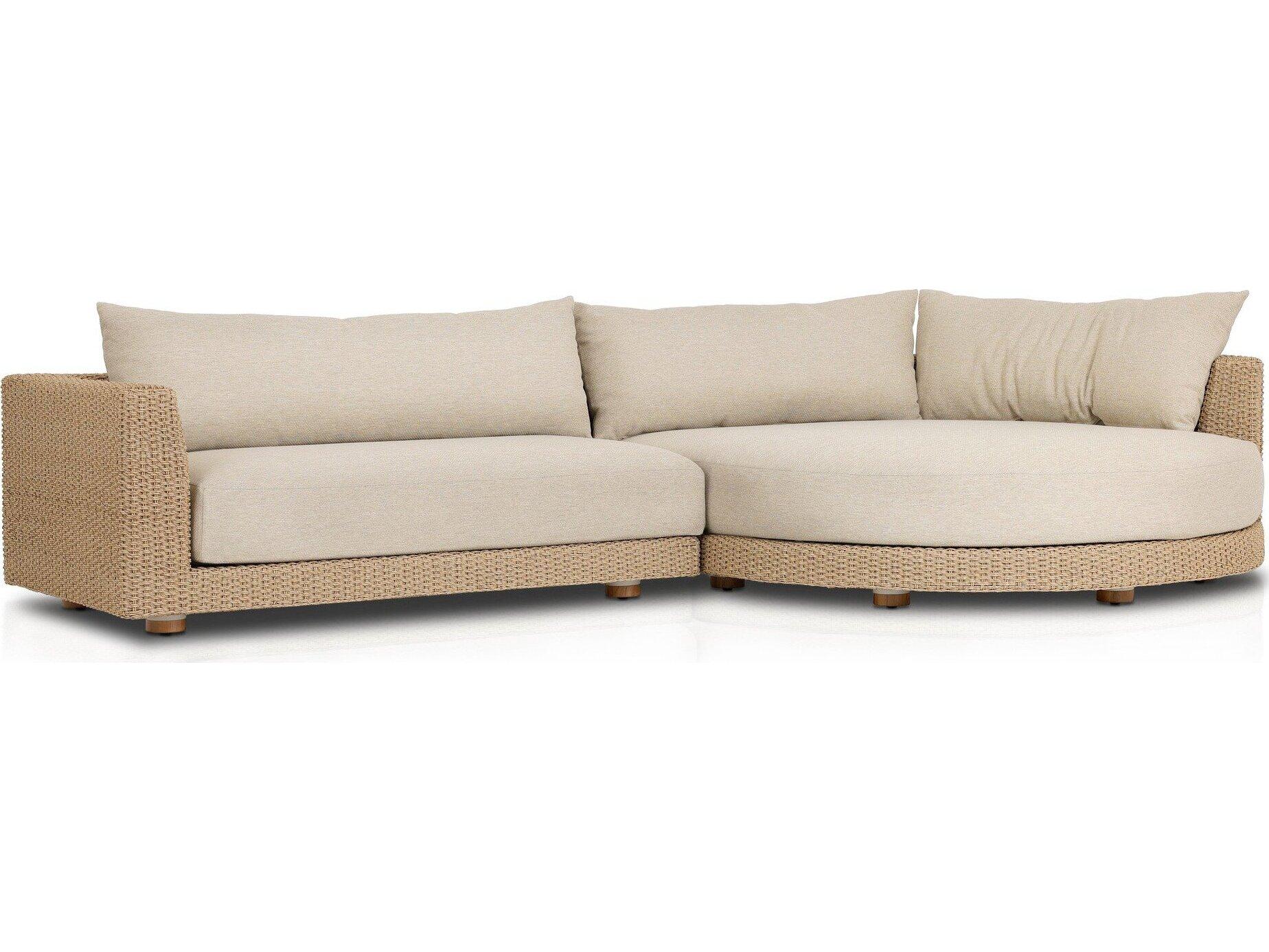 Four Hands Outdoor Solano Casa Cream Cushion Sectional