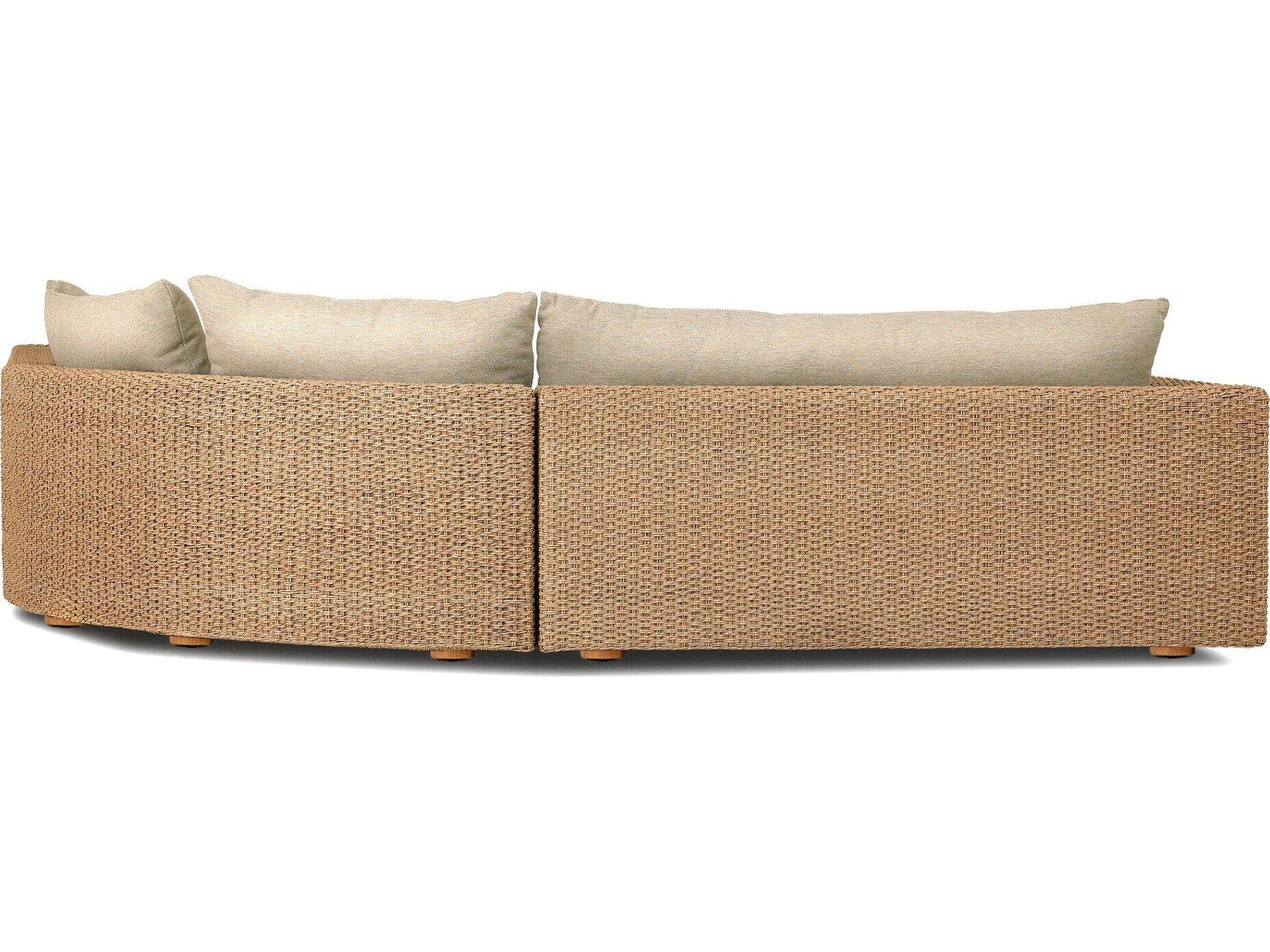 Four Hands Outdoor Solano Casa Cream Cushion Sectional