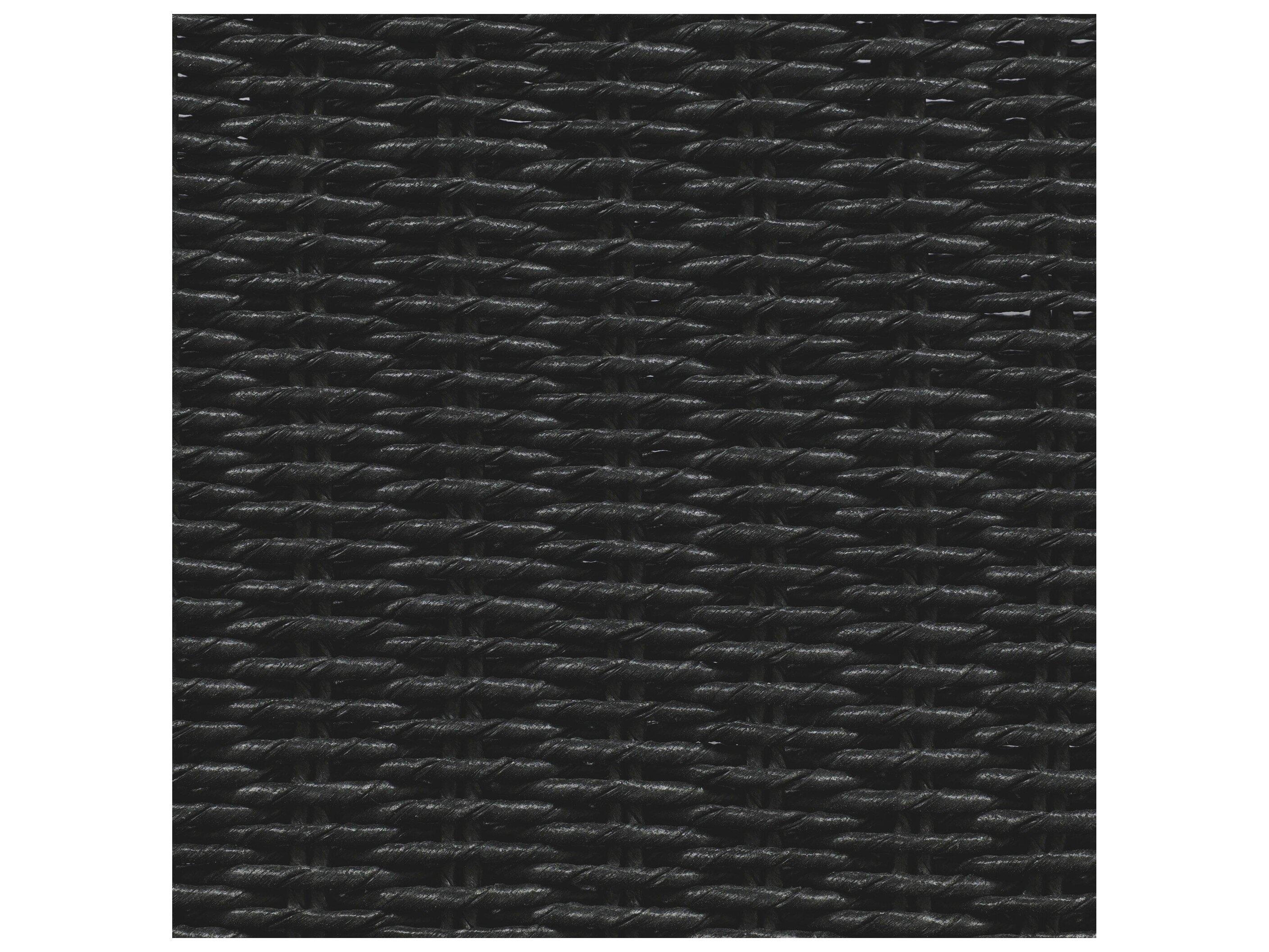 Four Hands Outdoor Duvall Roxy Teak Faux Black Hyacinth Dining Side Chair