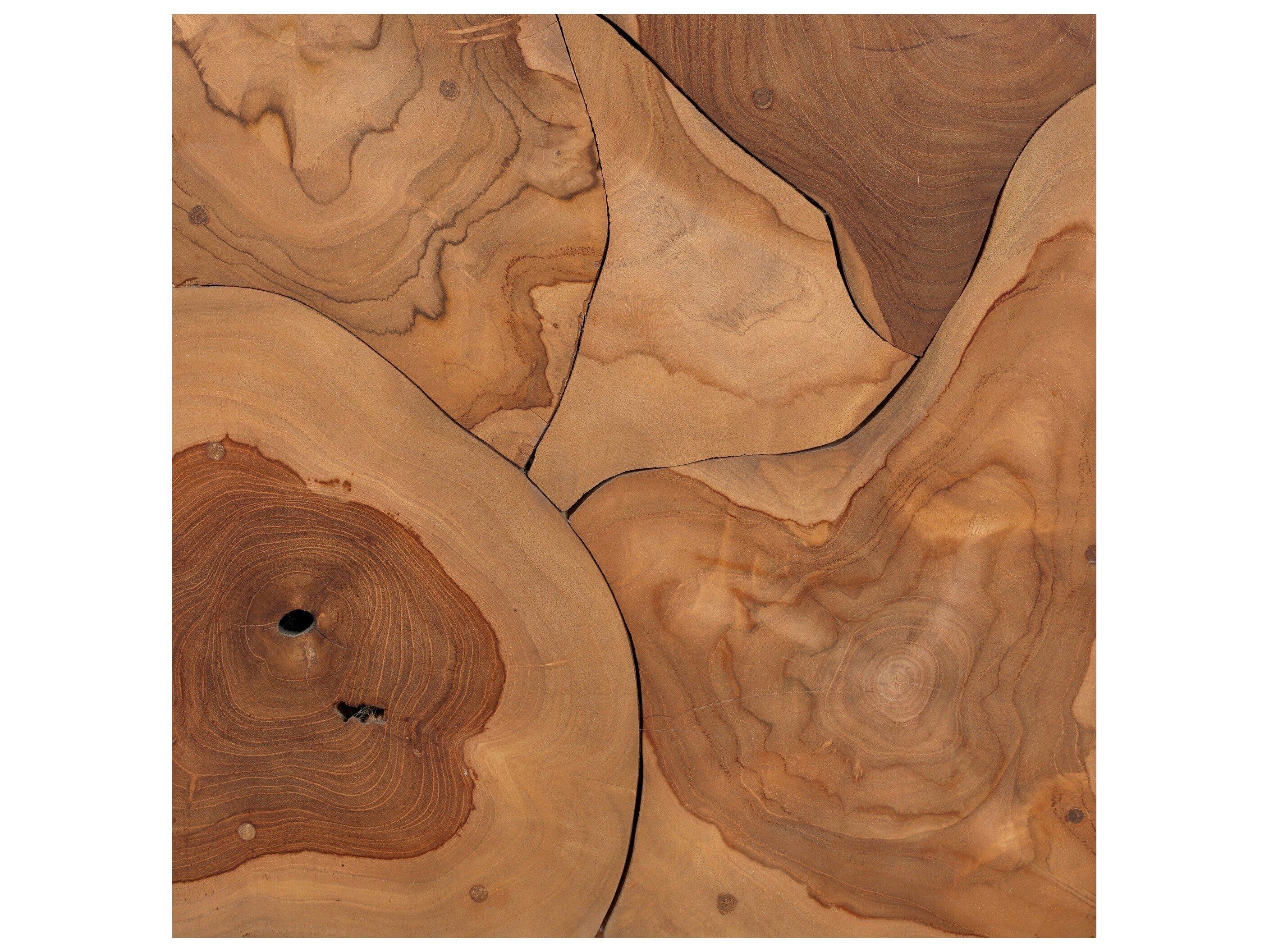 Four Hands Outdoor Duvall Tomlin Teak Cushion Ottoman