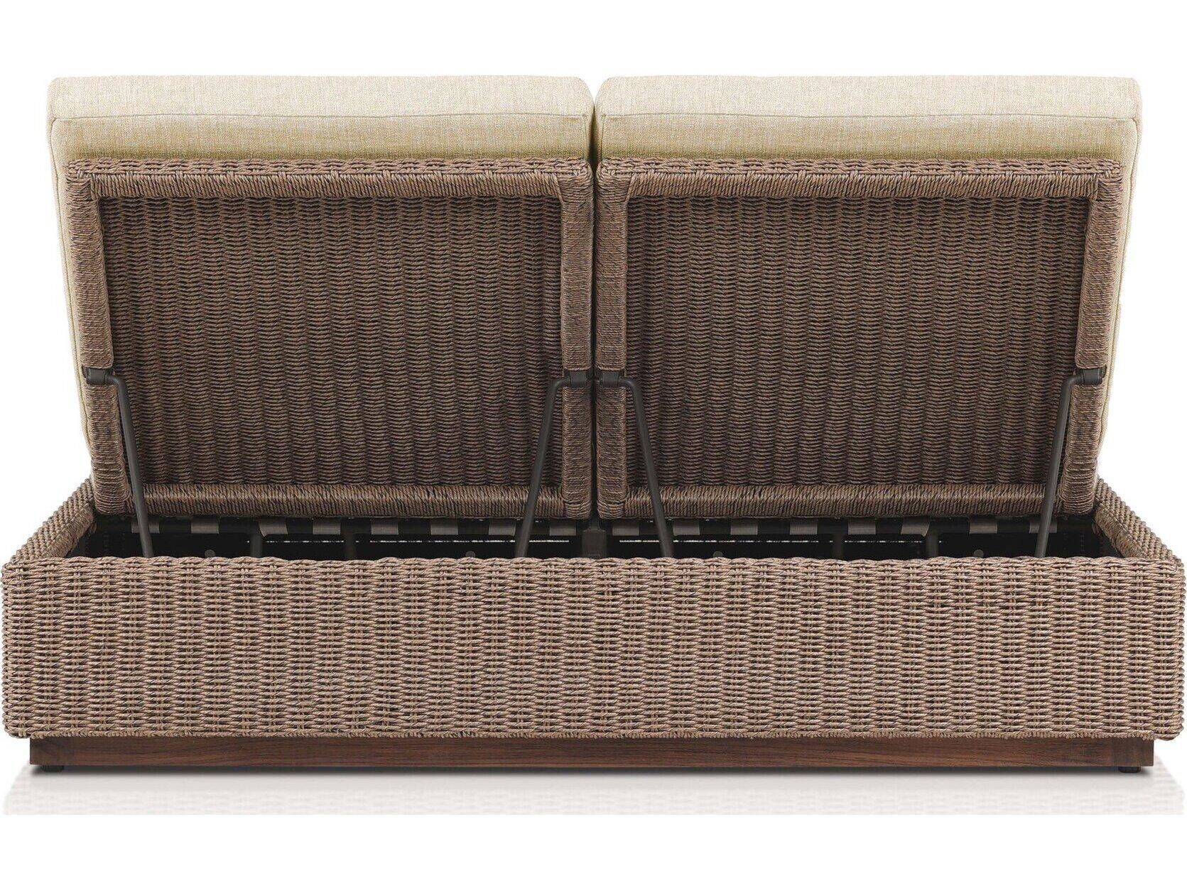 Luxecor Globetrotter Outdoor Lorelei Double Chaise - Alessi Buff