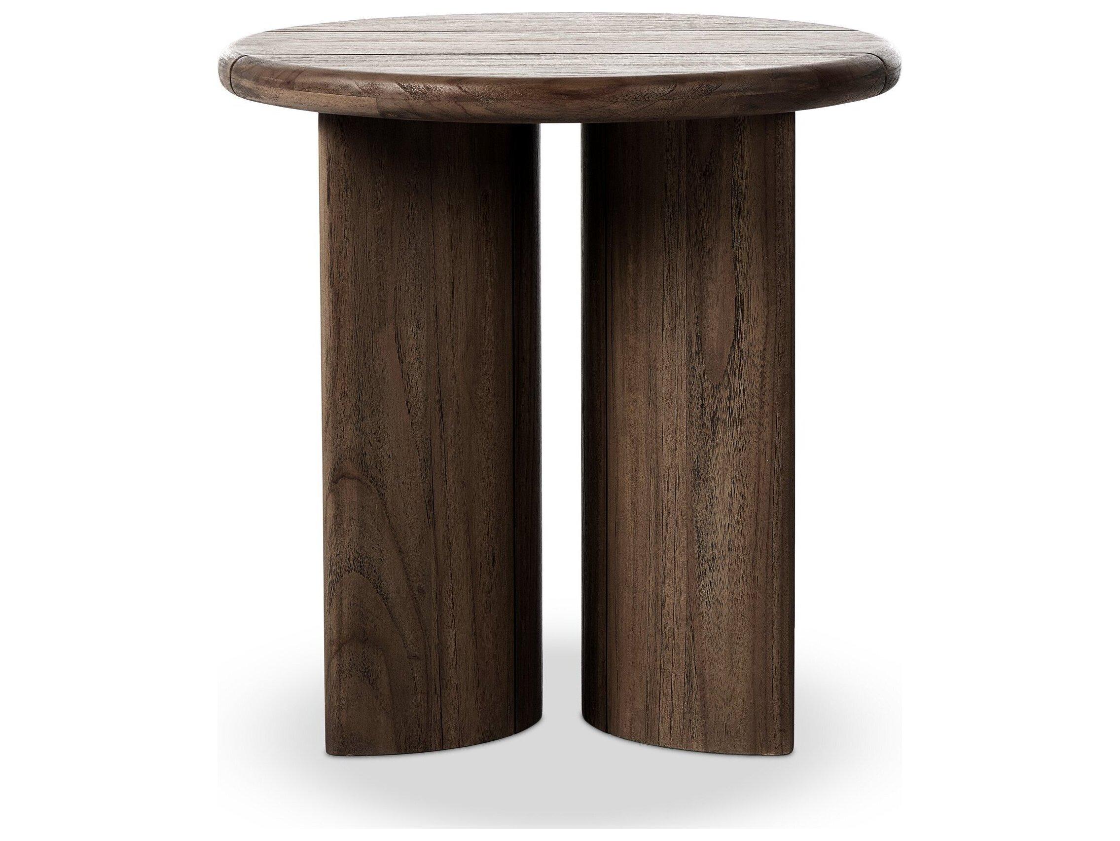 Four Hands Outdoor Duvall Paden Teak 22" Round End Table