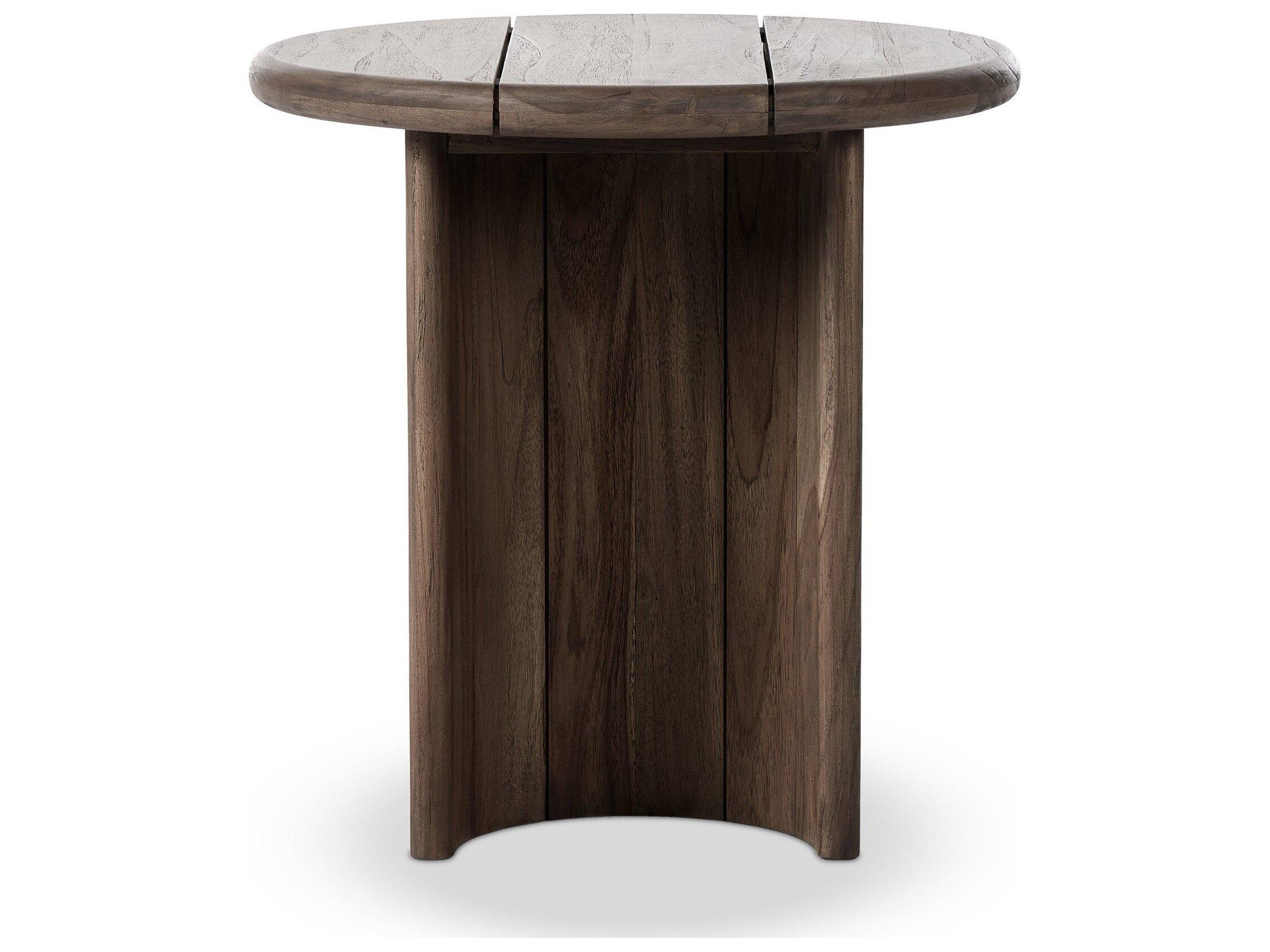 Four Hands Outdoor Duvall Paden Teak 22" Round End Table