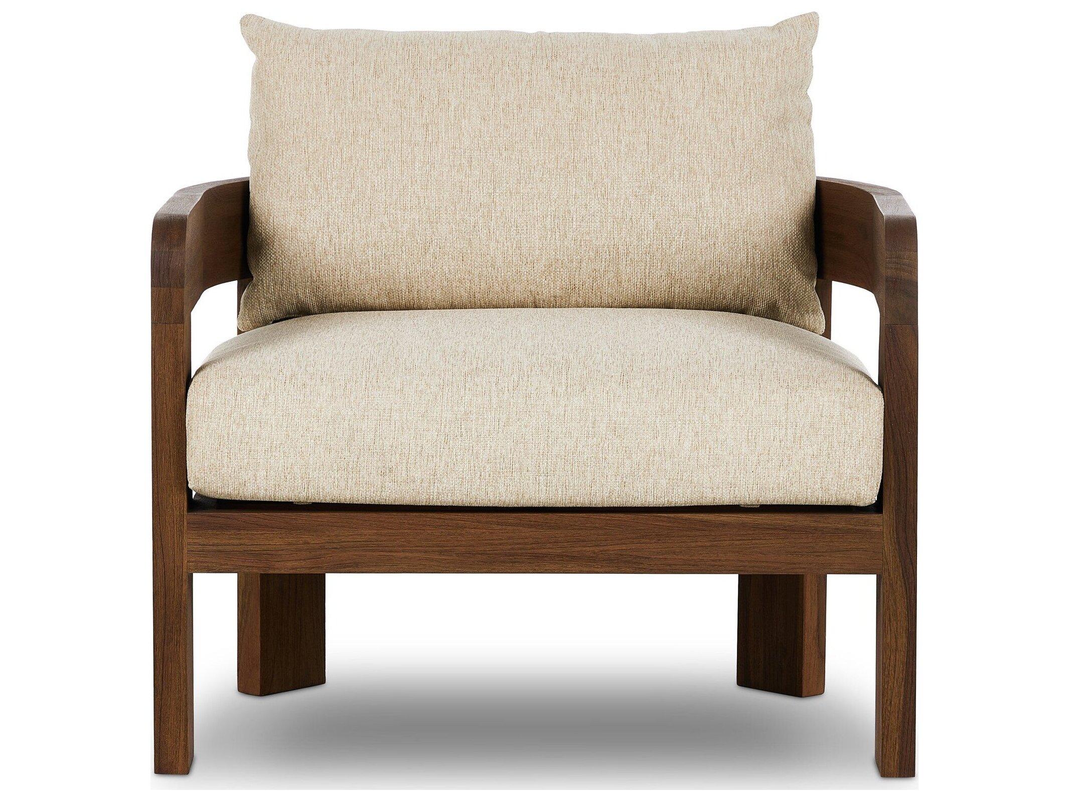 Four Hands Outdoor Pembrook Teak Cushion Lounge Chair