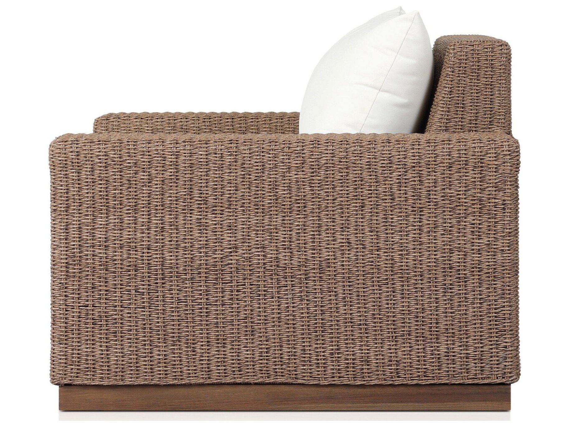 Four Hands Outdoor Pembrook Suri Teak Cushion Lounge Chair