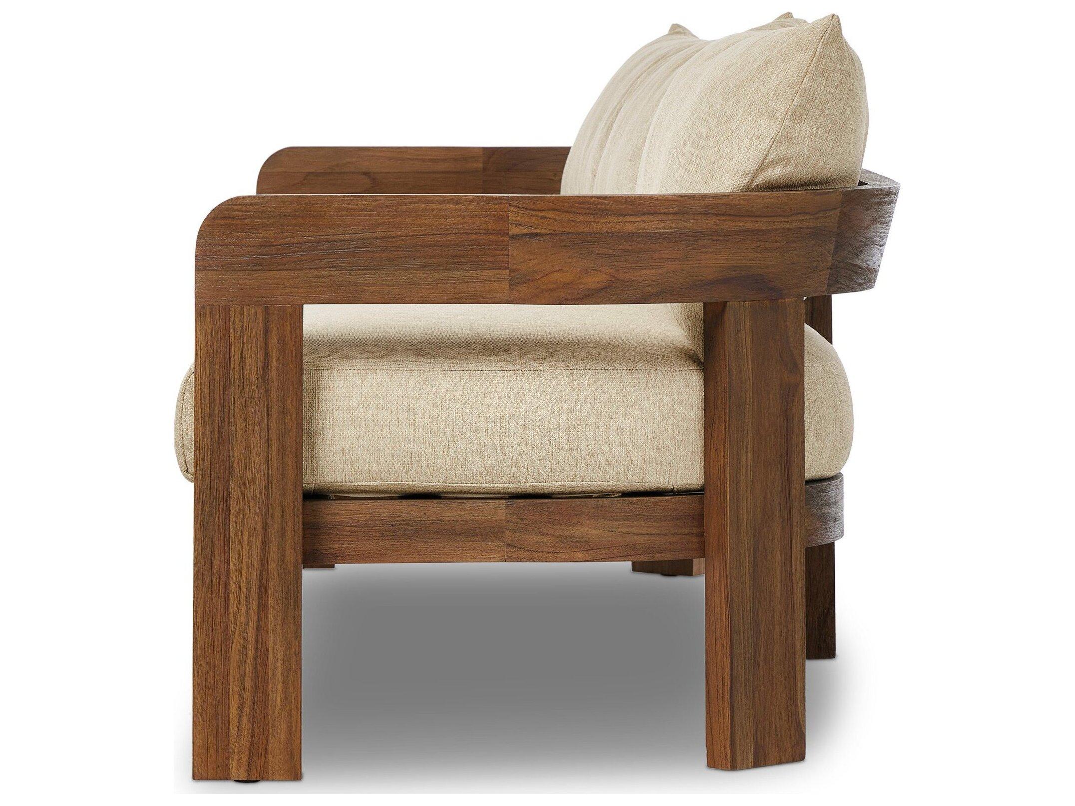 Four Hands Outdoor Pembrook Jackson Teak Cushion Sofa