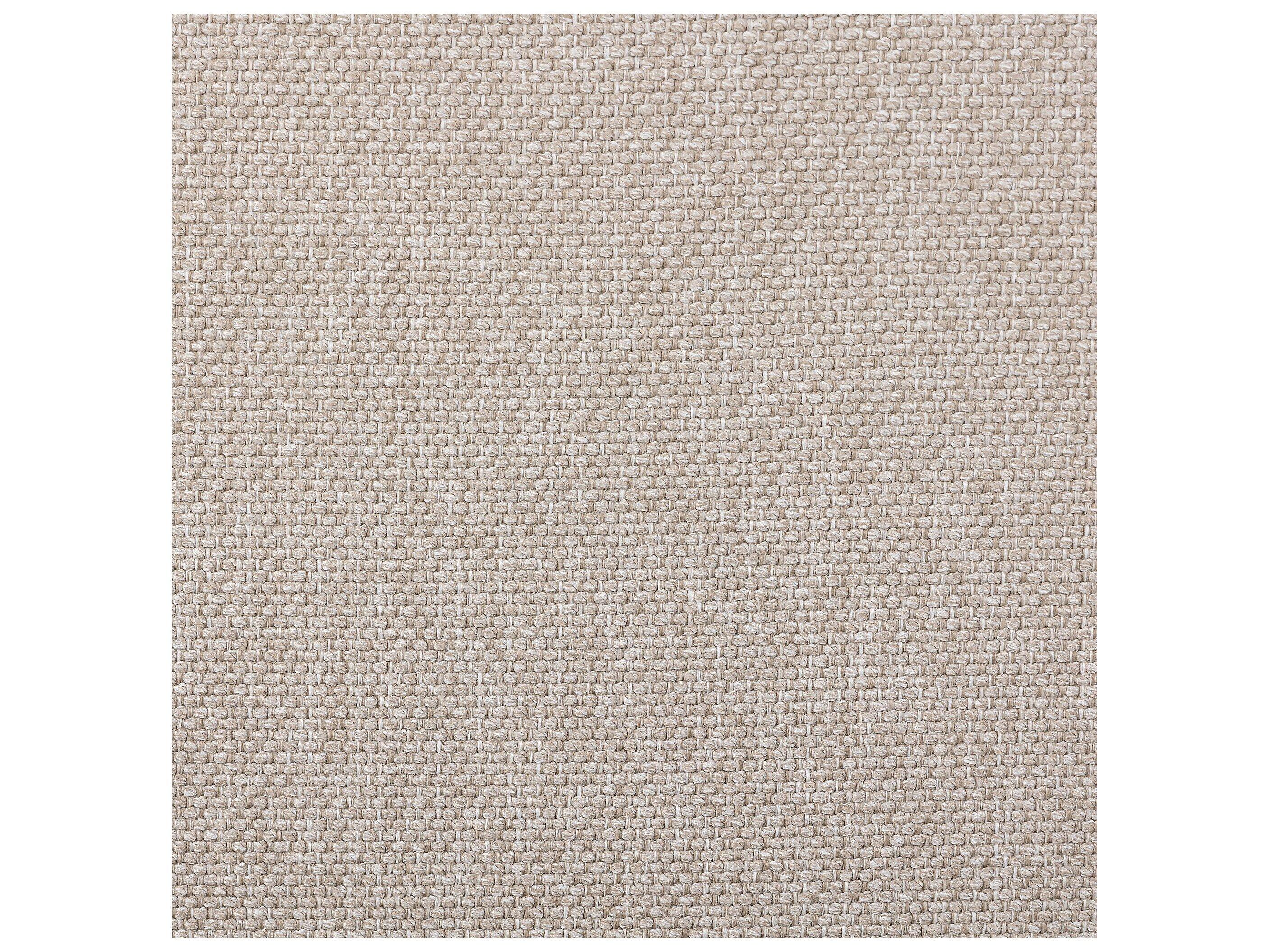 Four Hands Outdoor Westgate Tally Matte Gunmetal Aluminum Cushion Sofa in Ramiro Ecru