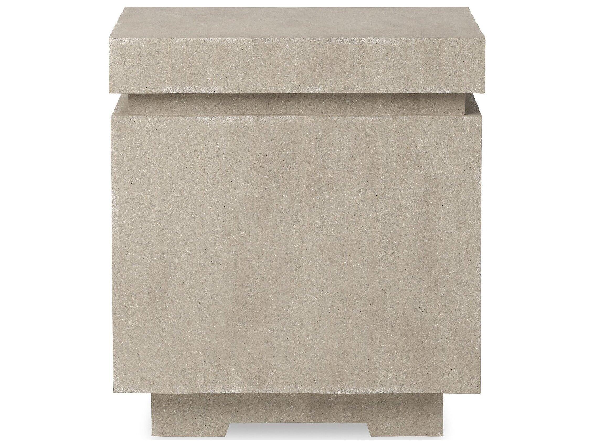 Four Hands Outdoor Falco Posen Natural Concrete Square End Table