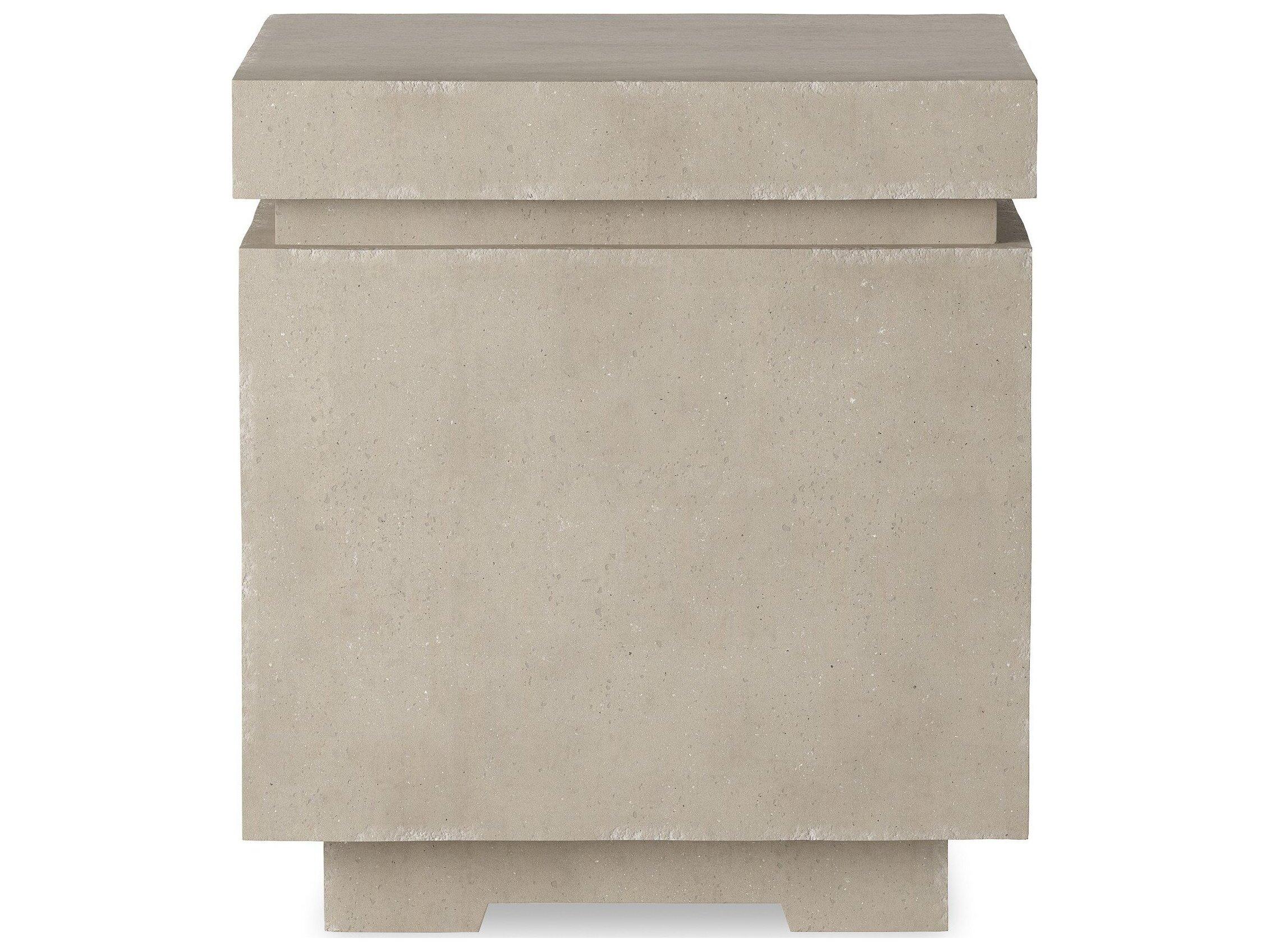 Four Hands Outdoor Falco Posen Natural Concrete Square End Table