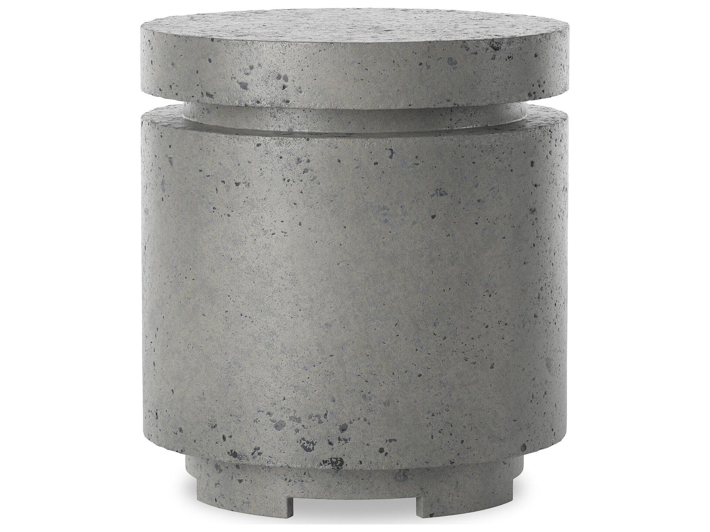 Four Hands Outdoor Falco Higgins Concrete Round End Table