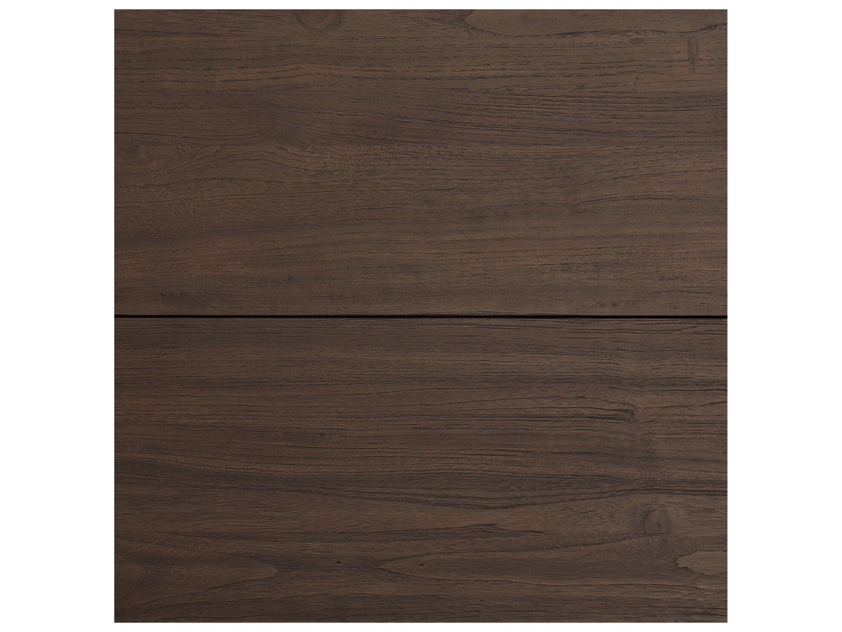 Four Hands Outdoor Providence Roca Round Coffee Table - Stained Heritage Brown-FSC