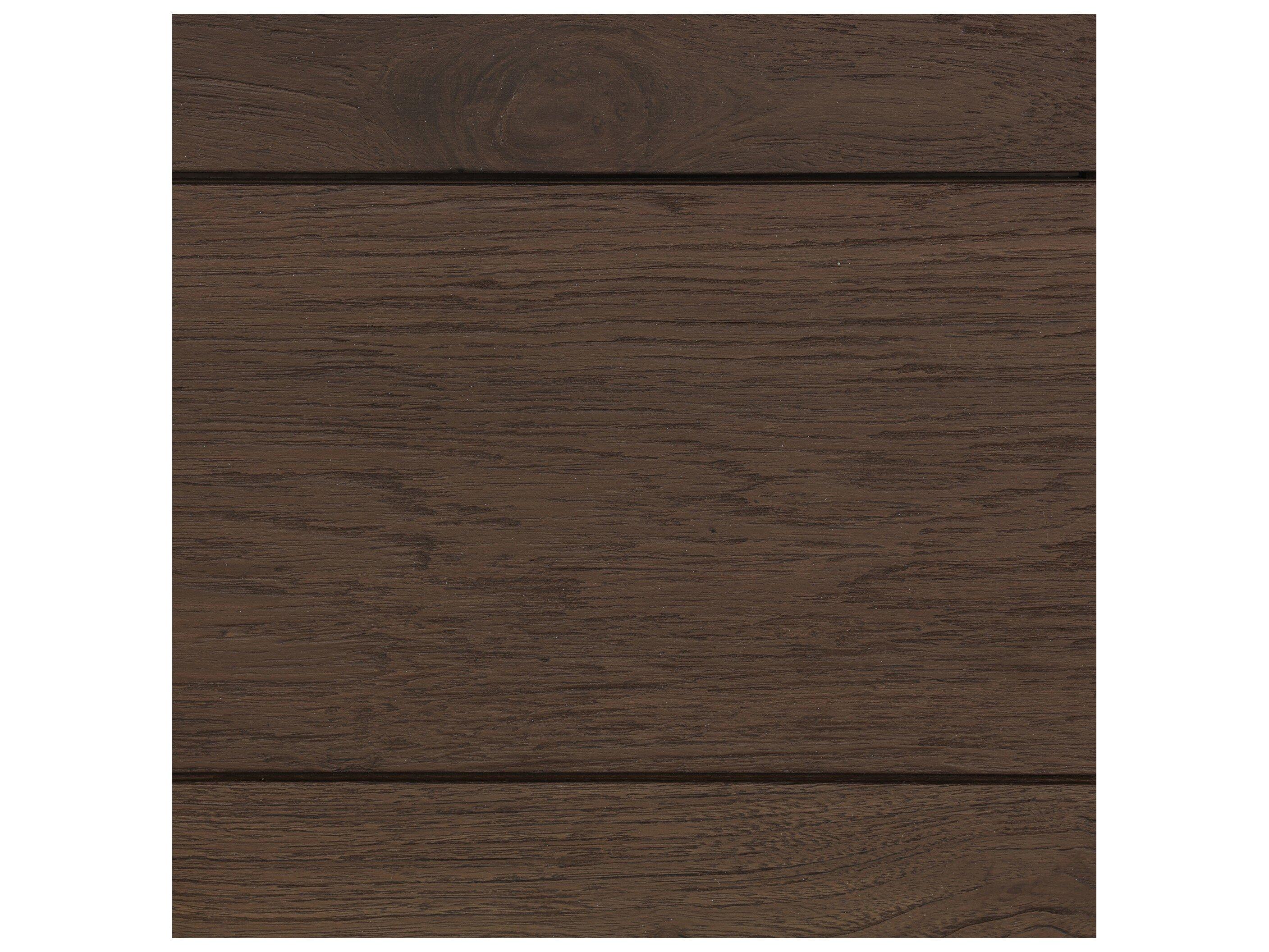 Four Hands Outdoor Providence Roca Round End Table - Stained Heritage Brown-FSC