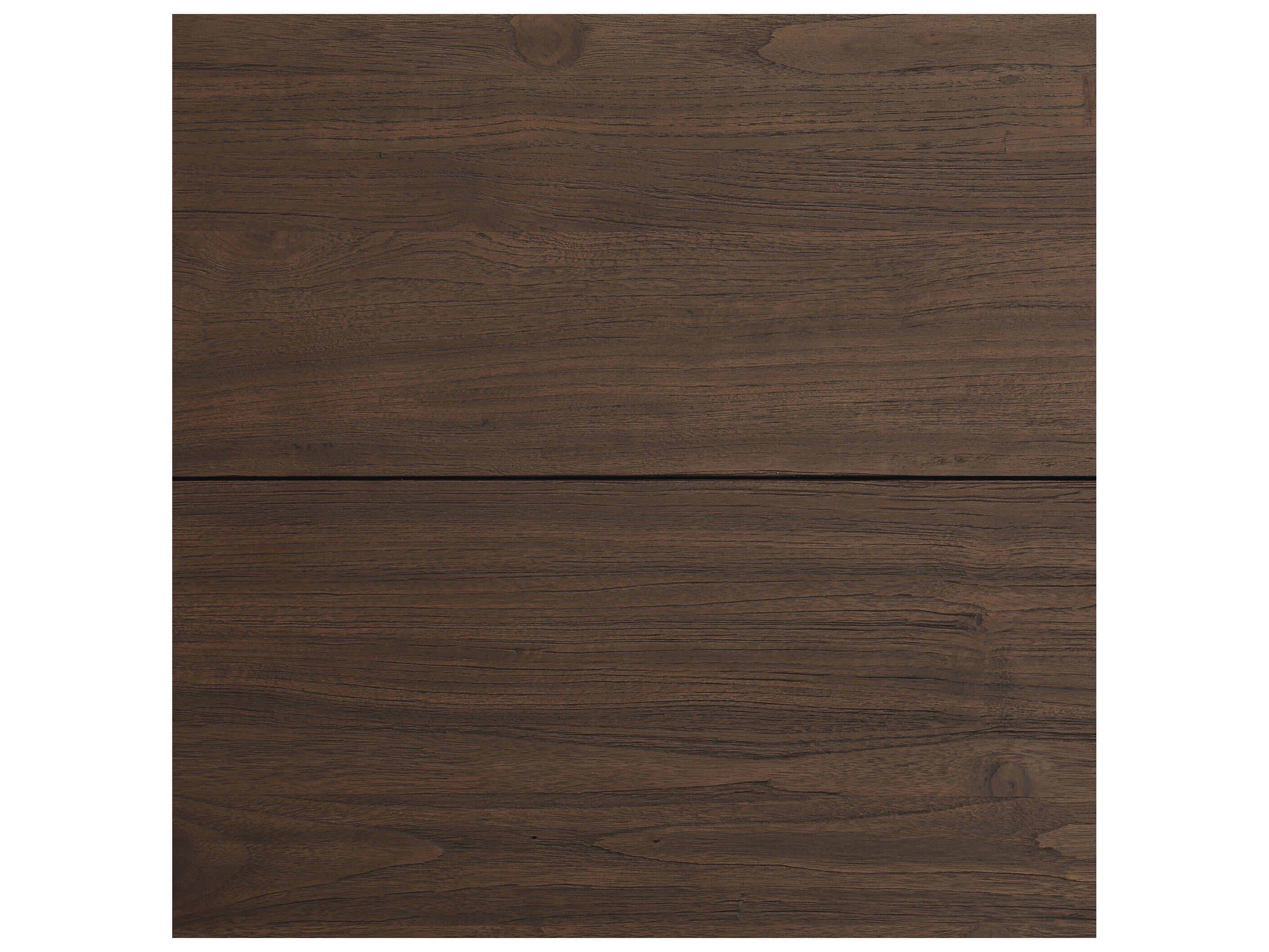 Four Hands Outdoor Providence Roca End Table - Stained Heritage Brown-FSC