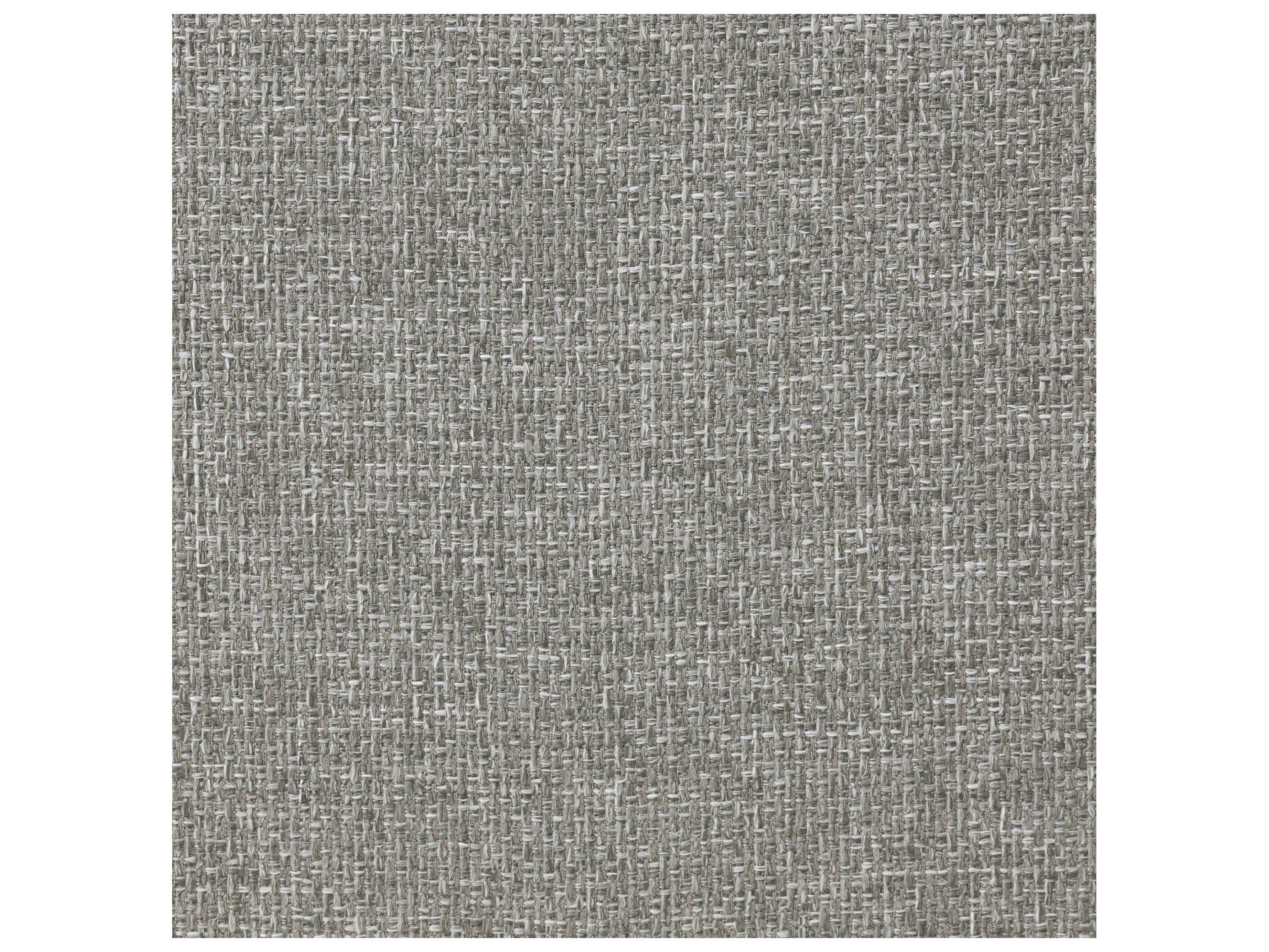 Four Hands Outdoor Garwood Sinclair Teak Cushion Ottoman in Hayes Smoke