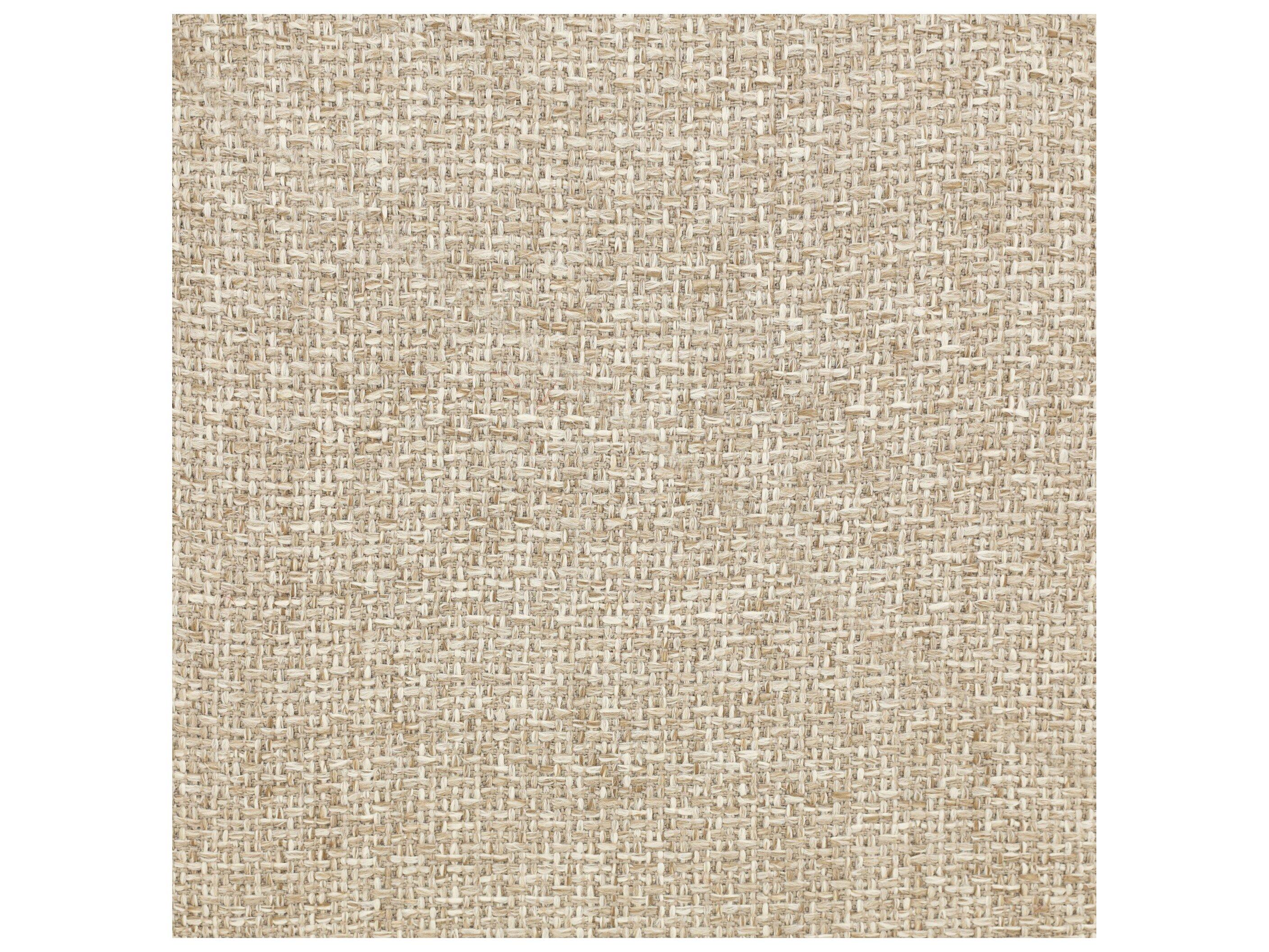 Four Hands Outdoor Garwood Sinclair Teak Cushion Ottoman in Hayes Cream