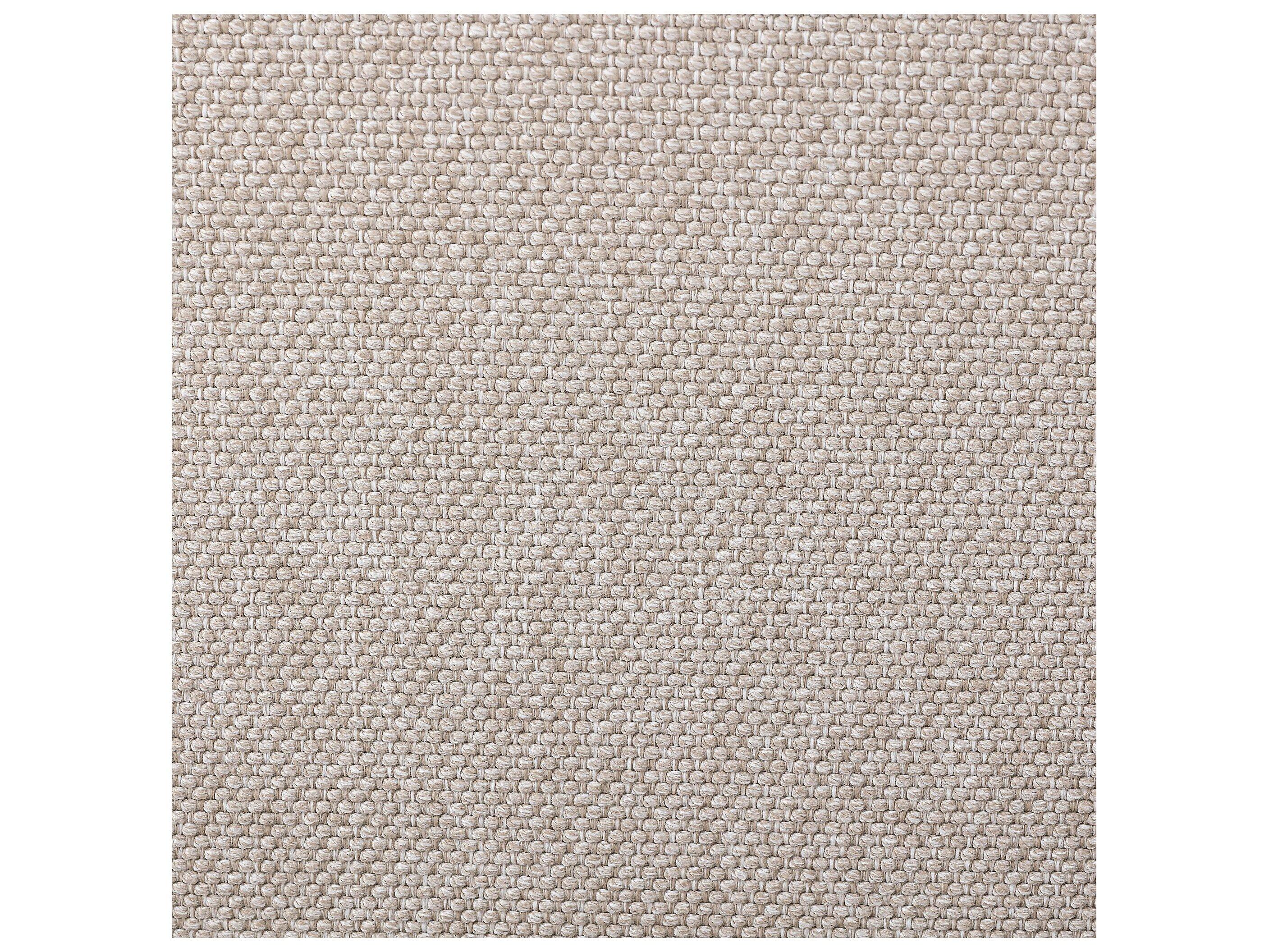 Four Hands Outdoor Westgate Tally Matte Gunmetal Aluminum Cushion Dining Arm Chair in Ramiro Ecru