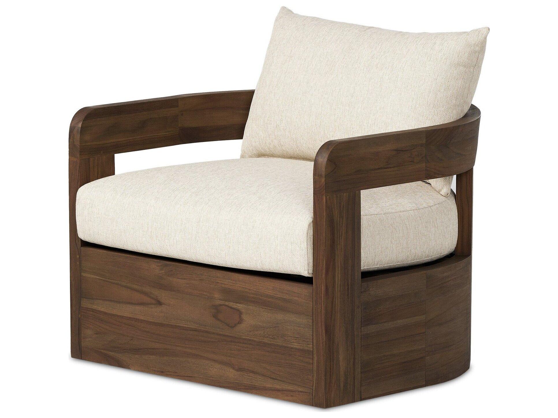 Four Hands Outdoor Pembrook Jackson Swivel Chair - Ellor Beige