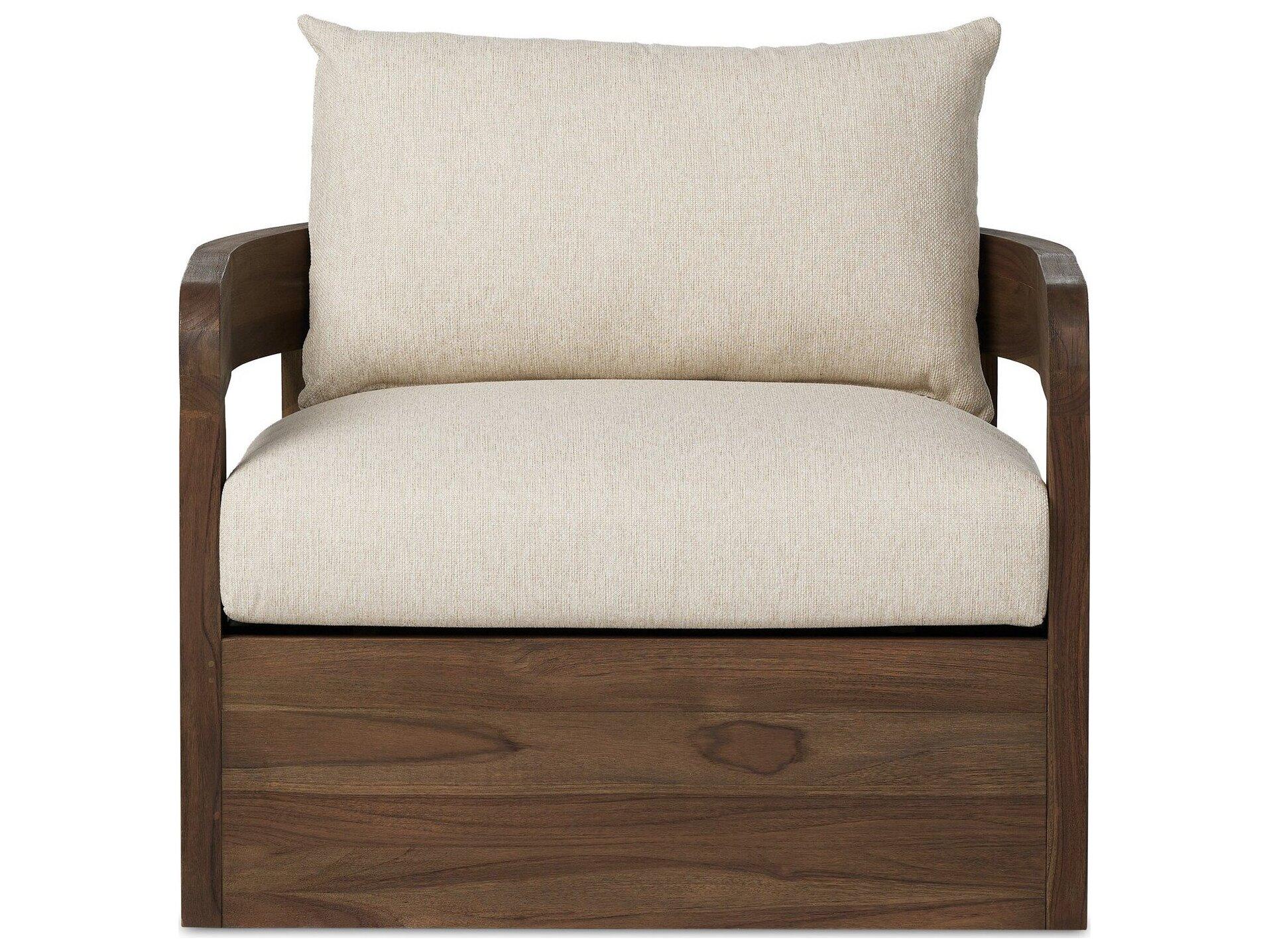 Four Hands Outdoor Pembrook Jackson Swivel Chair - Ellor Beige