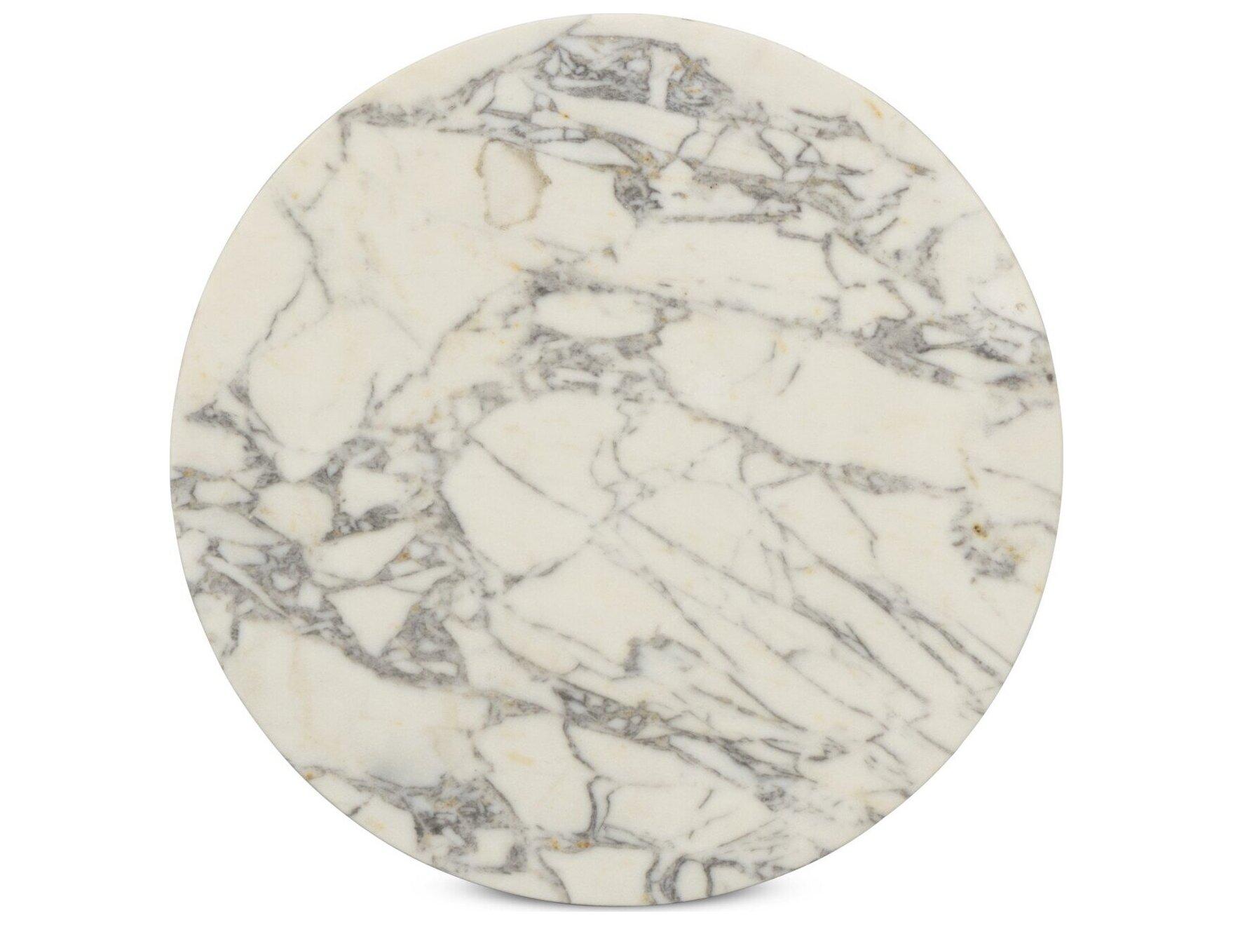 Four Hands Outdoor Marlow Balboa Aged Grey Aluminum 22.5" Round End Table