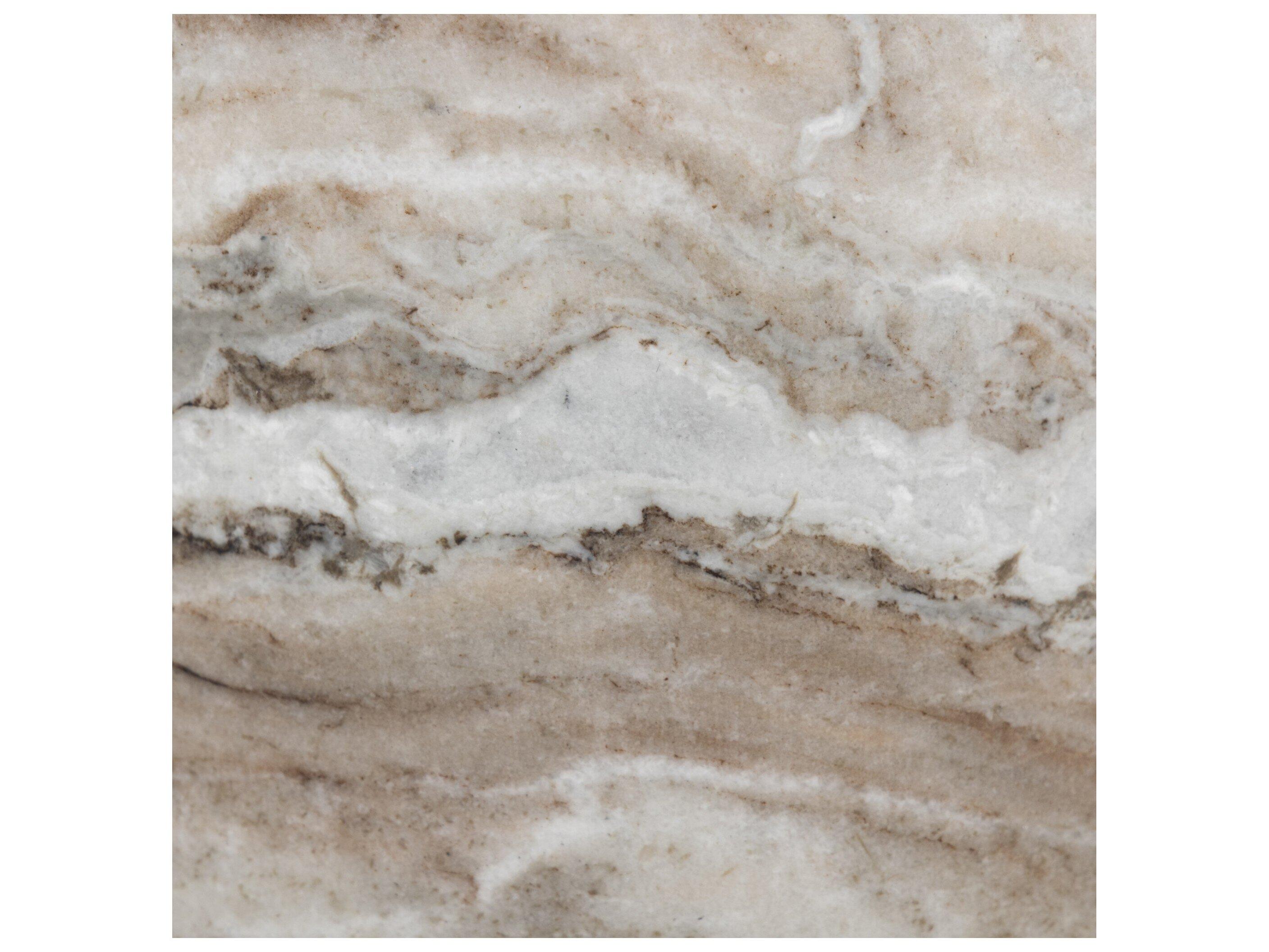 Four Hands Outdoor Marlow Pablo Sawar Marble 17" Round End Table