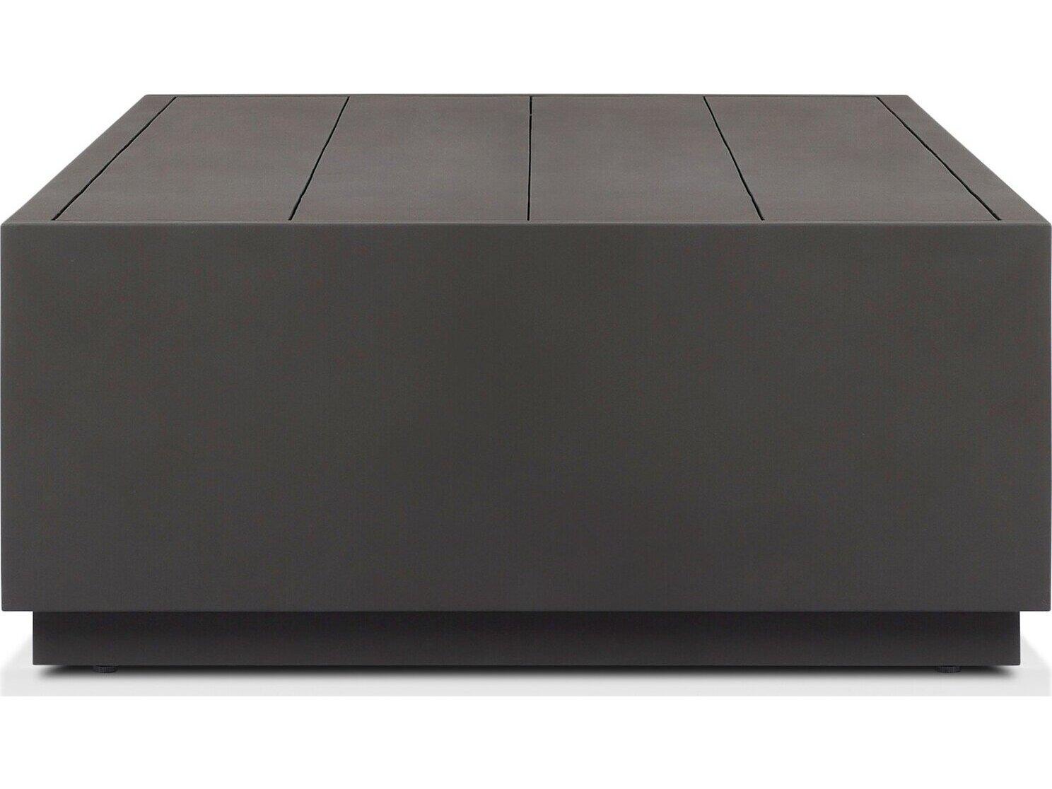 Four Hands Outdoor Solano Messo Bronze Aluminum Rectangular Coffee Table