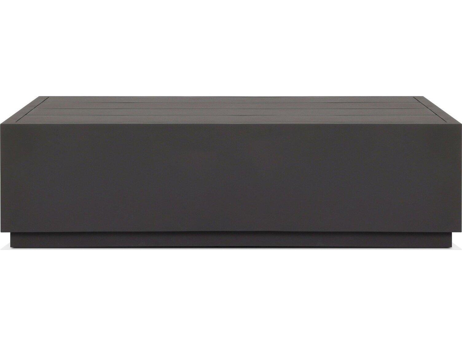 Four Hands Outdoor Solano Messo Bronze Aluminum Rectangular Coffee Table